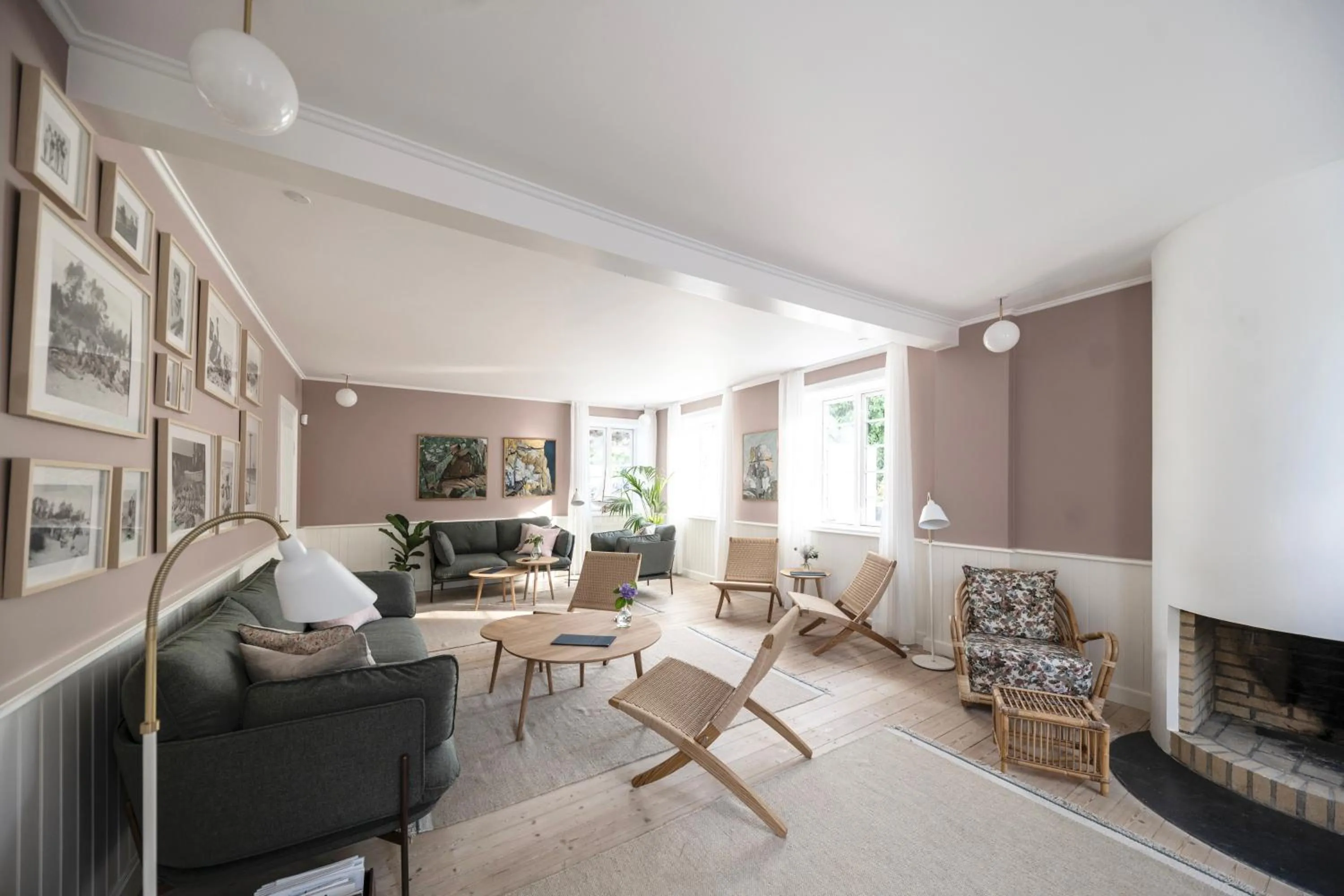 Living room in Melsted Badehotel