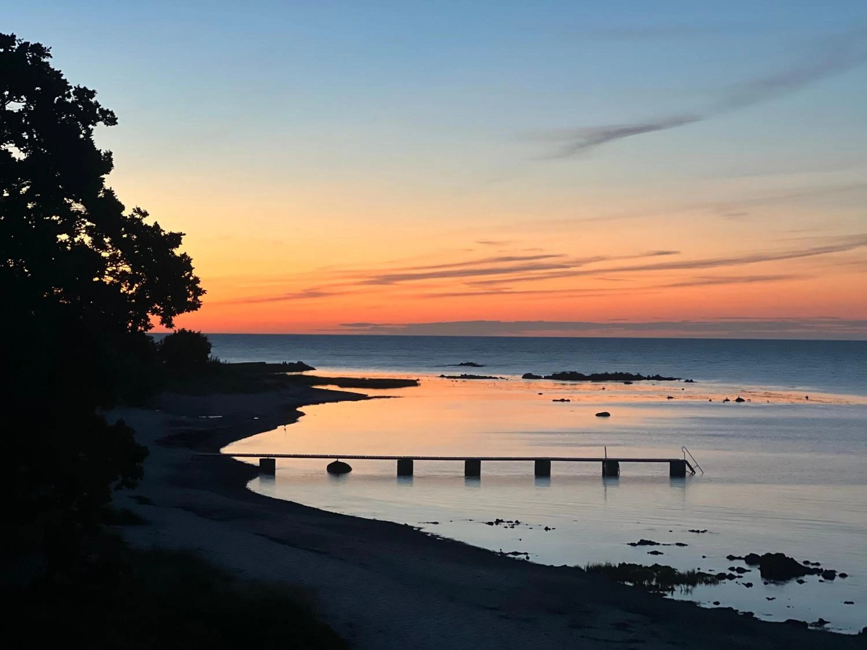 Beach in Melsted Badehotel