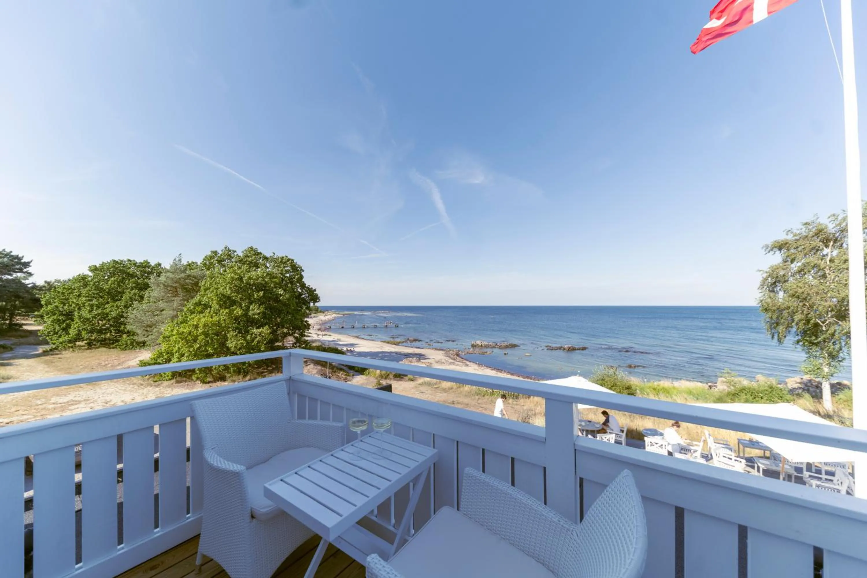 Balcony/Terrace in Melsted Badehotel