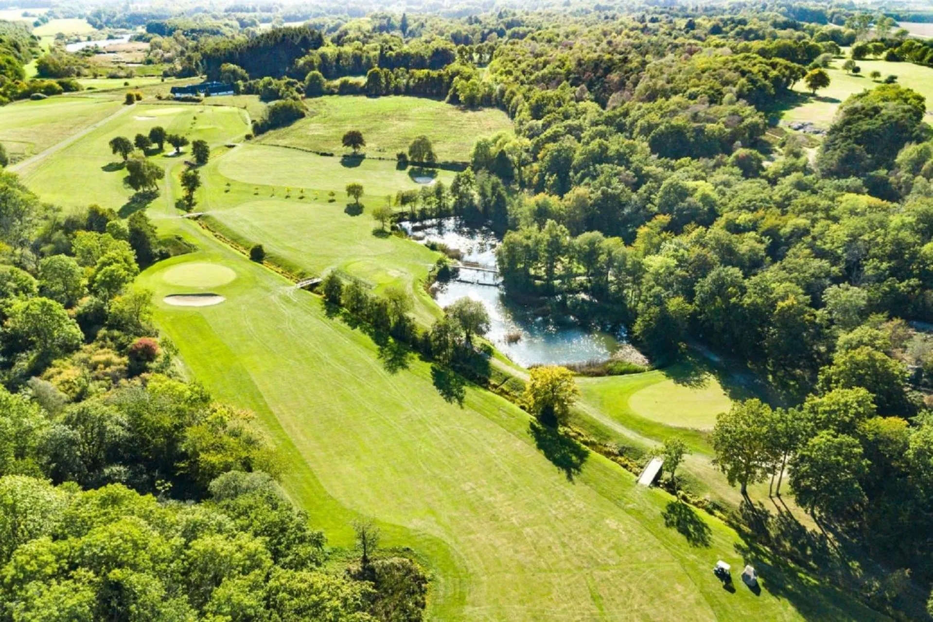 Golfcourse in Melsted Badehotel