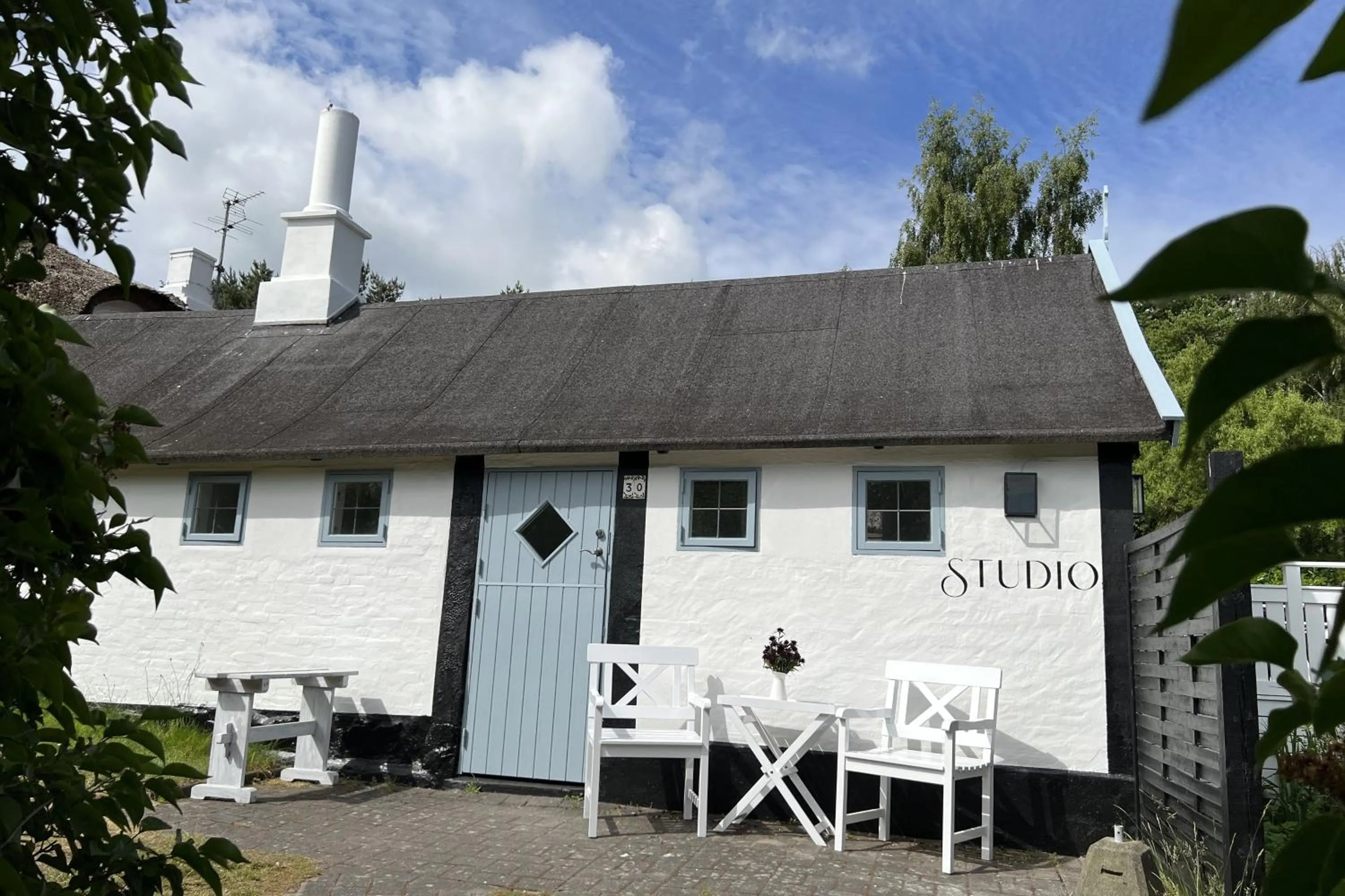 Property building in Melsted Badehotel
