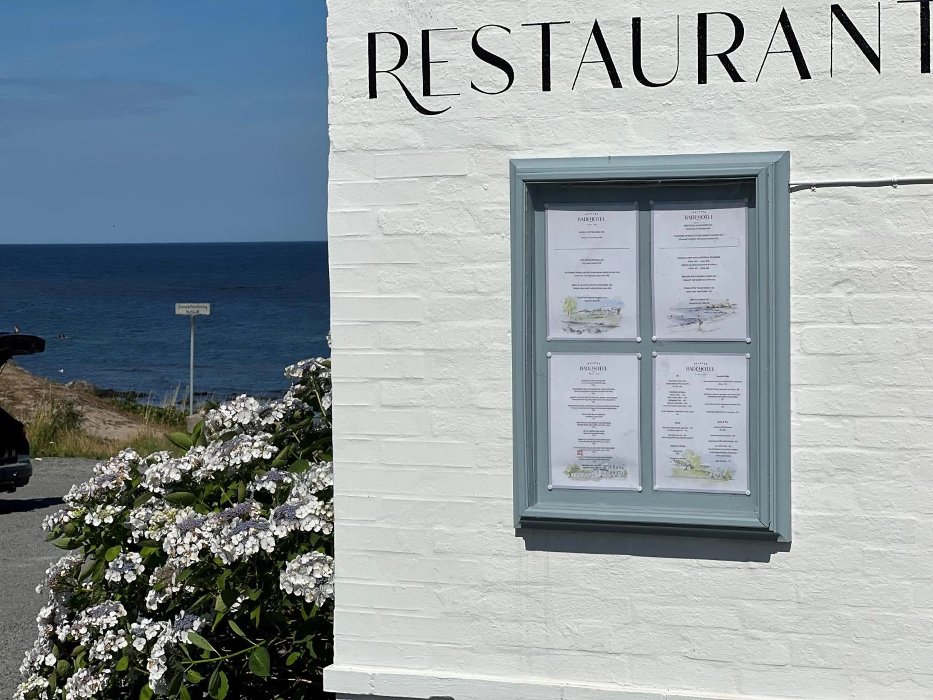 Restaurant/places to eat in Melsted Badehotel