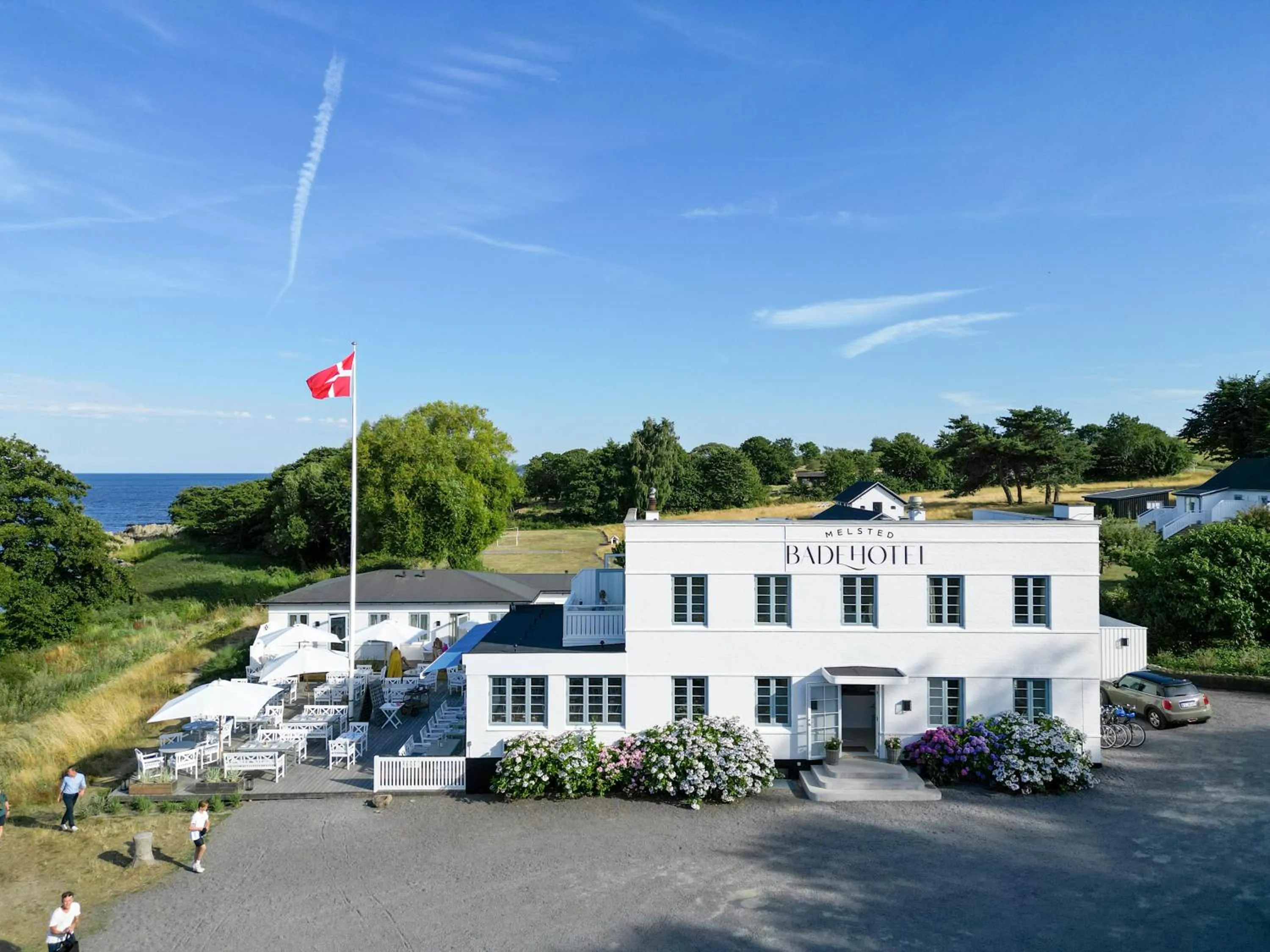 Property building in Melsted Badehotel