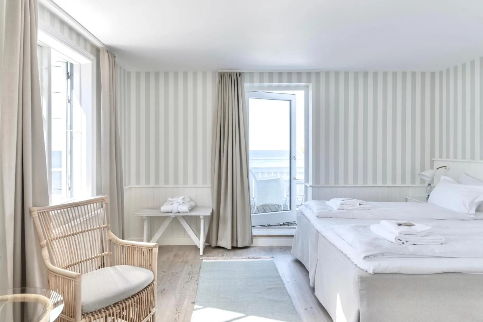 Bedroom, Bed in Melsted Badehotel