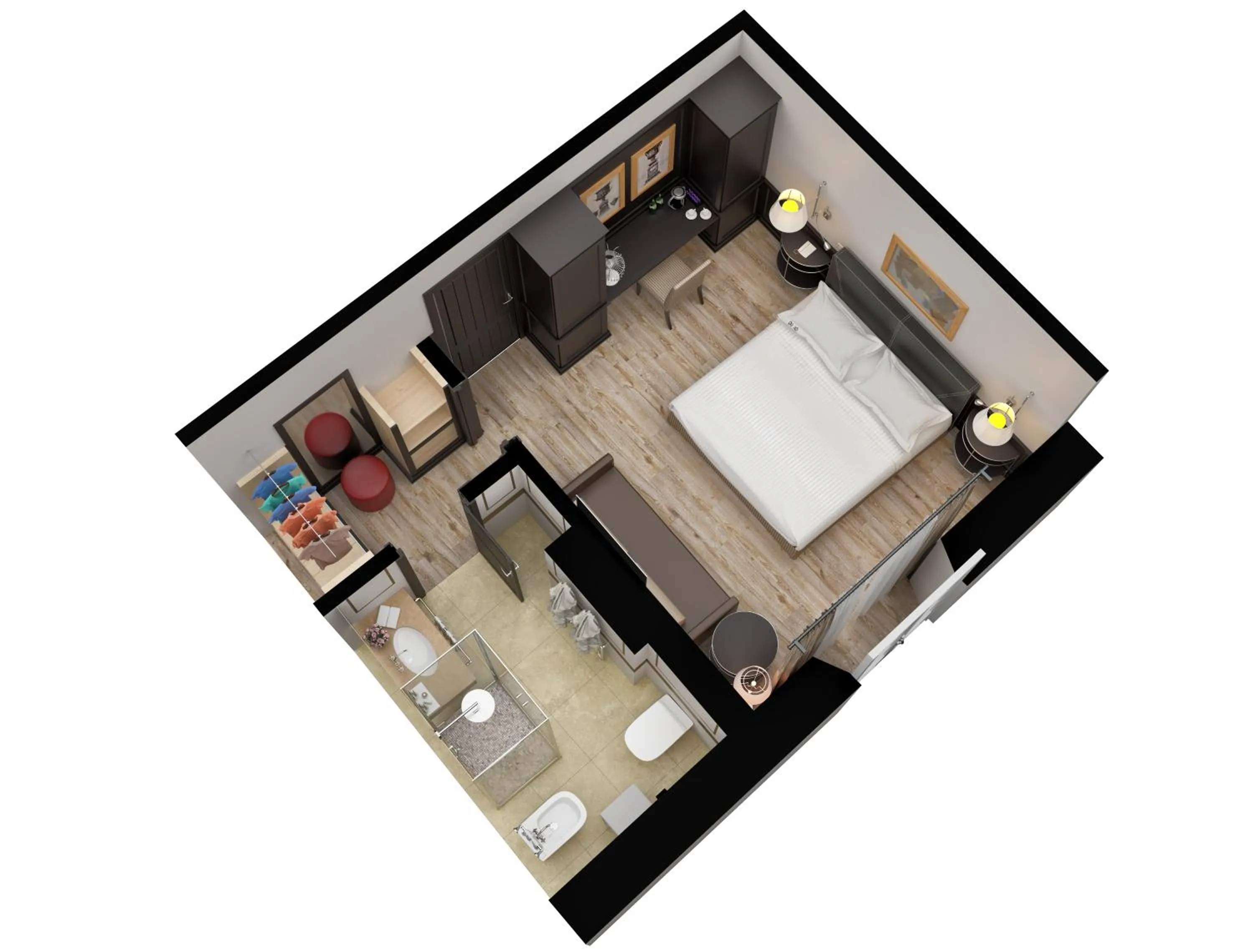 Floor plan in Palazzo Firenze by Baglioni Hotels & Resorts