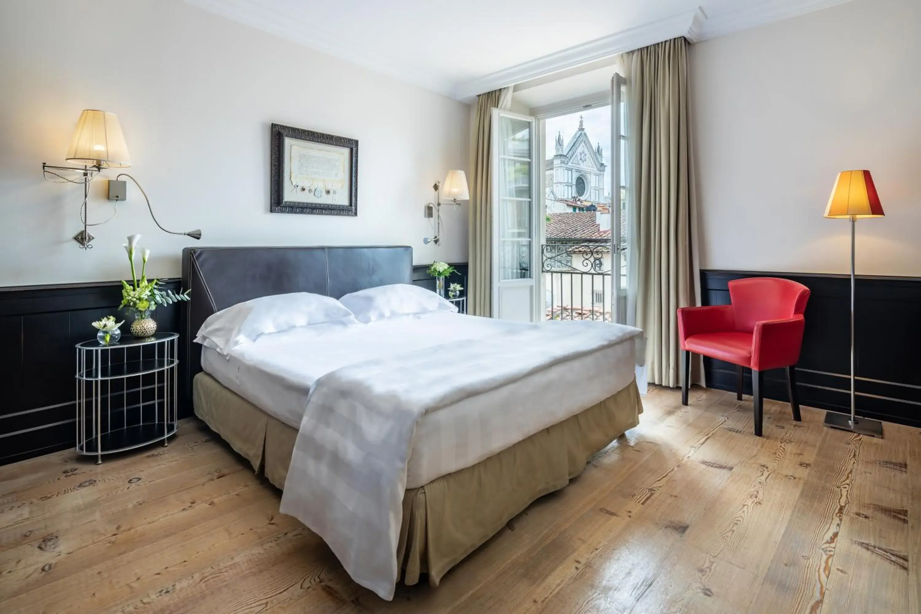 Bedroom, Bed in Palazzo Firenze by Baglioni Hotels & Resorts Bedroom, Bed in Palazzo Firenze by Baglioni Hotels & Resorts