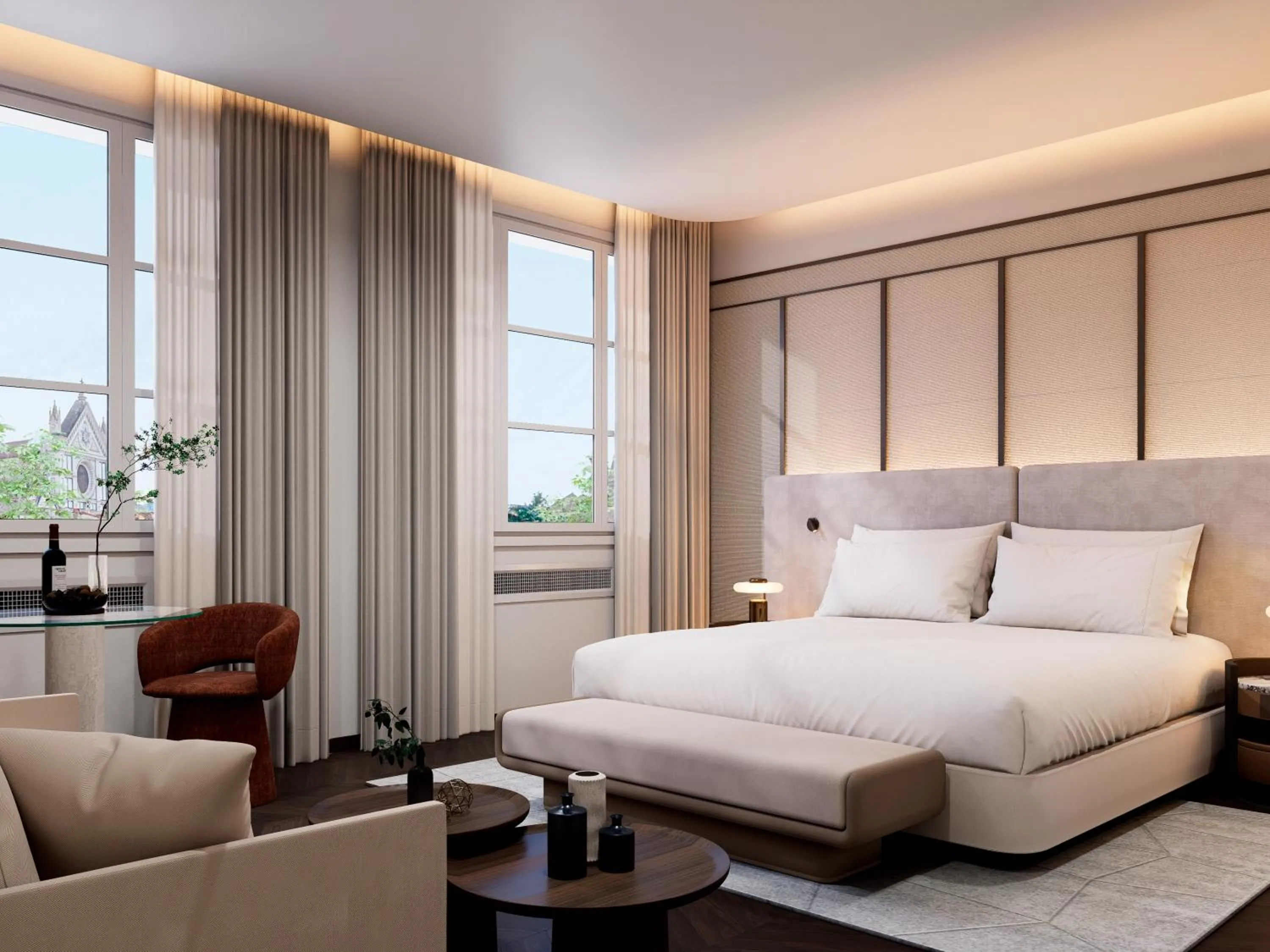 Bedroom, Bed in Palazzo Firenze by Baglioni Hotels & Resorts