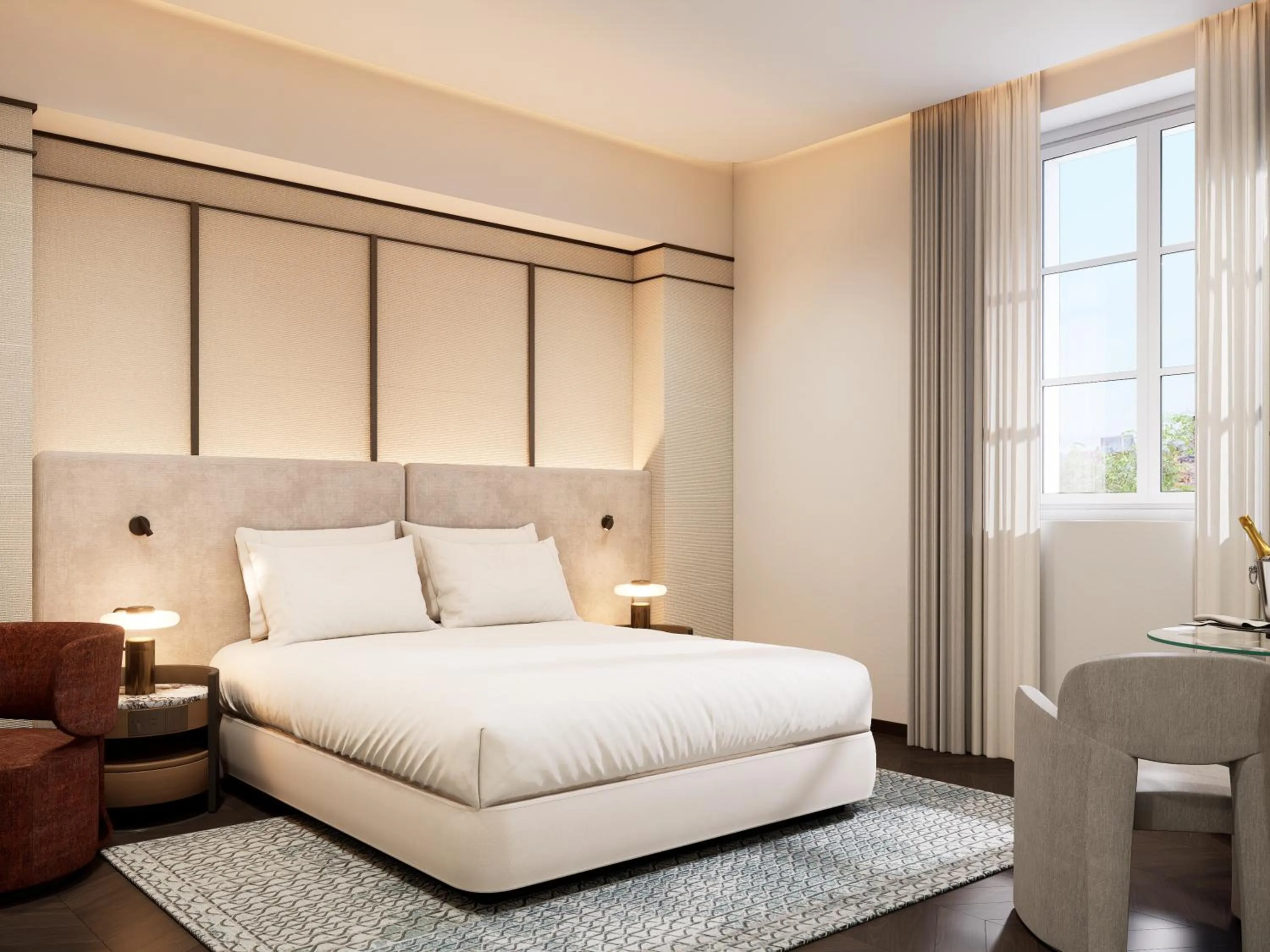 Bedroom, Bed in Palazzo Firenze by Baglioni Hotels & Resorts