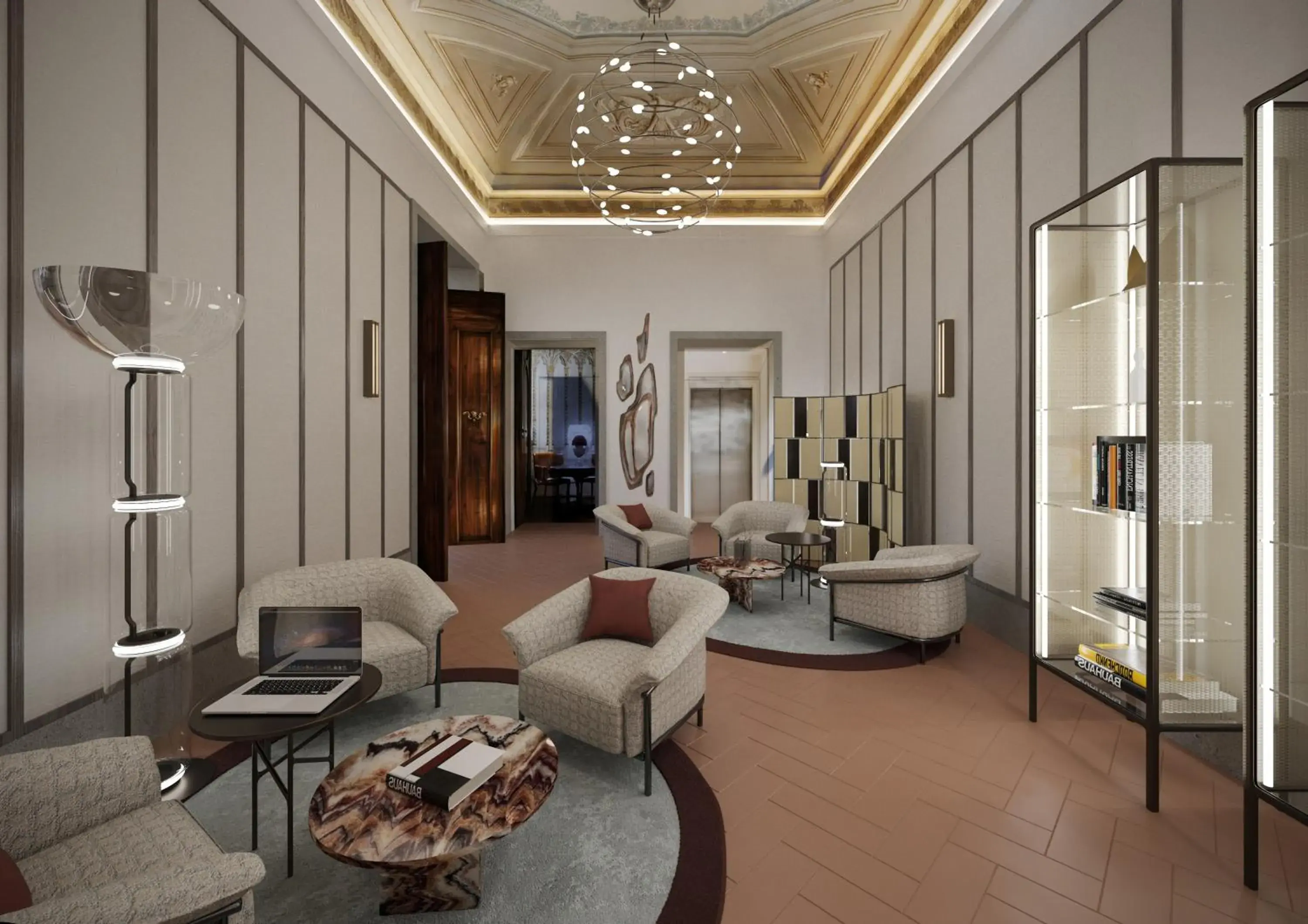 Lobby or reception in Palazzo Firenze by Baglioni Hotels & Resorts Lobby or reception in Palazzo Firenze by Baglioni Hotels & Resorts