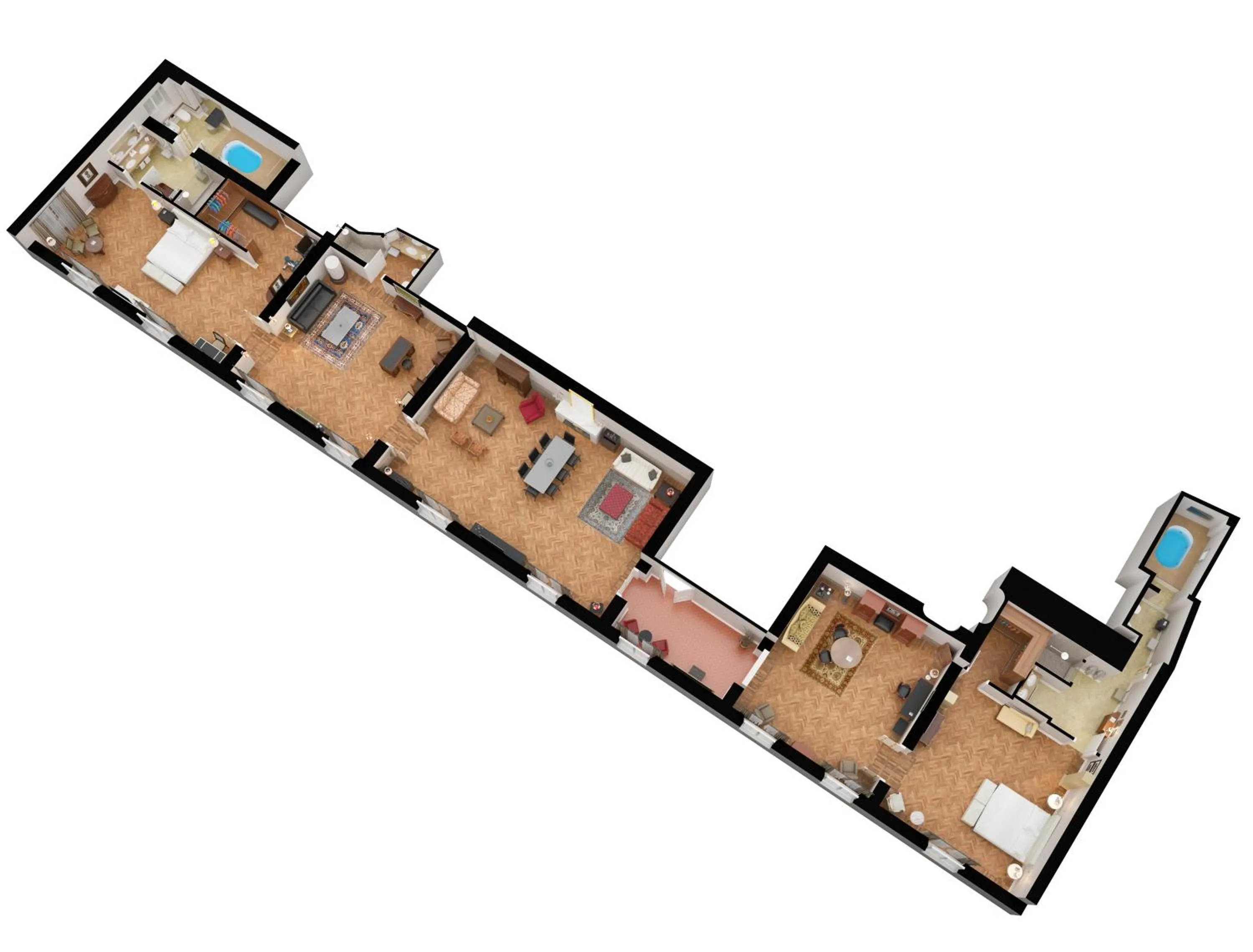 Floor plan in Palazzo Firenze by Baglioni Hotels & Resorts