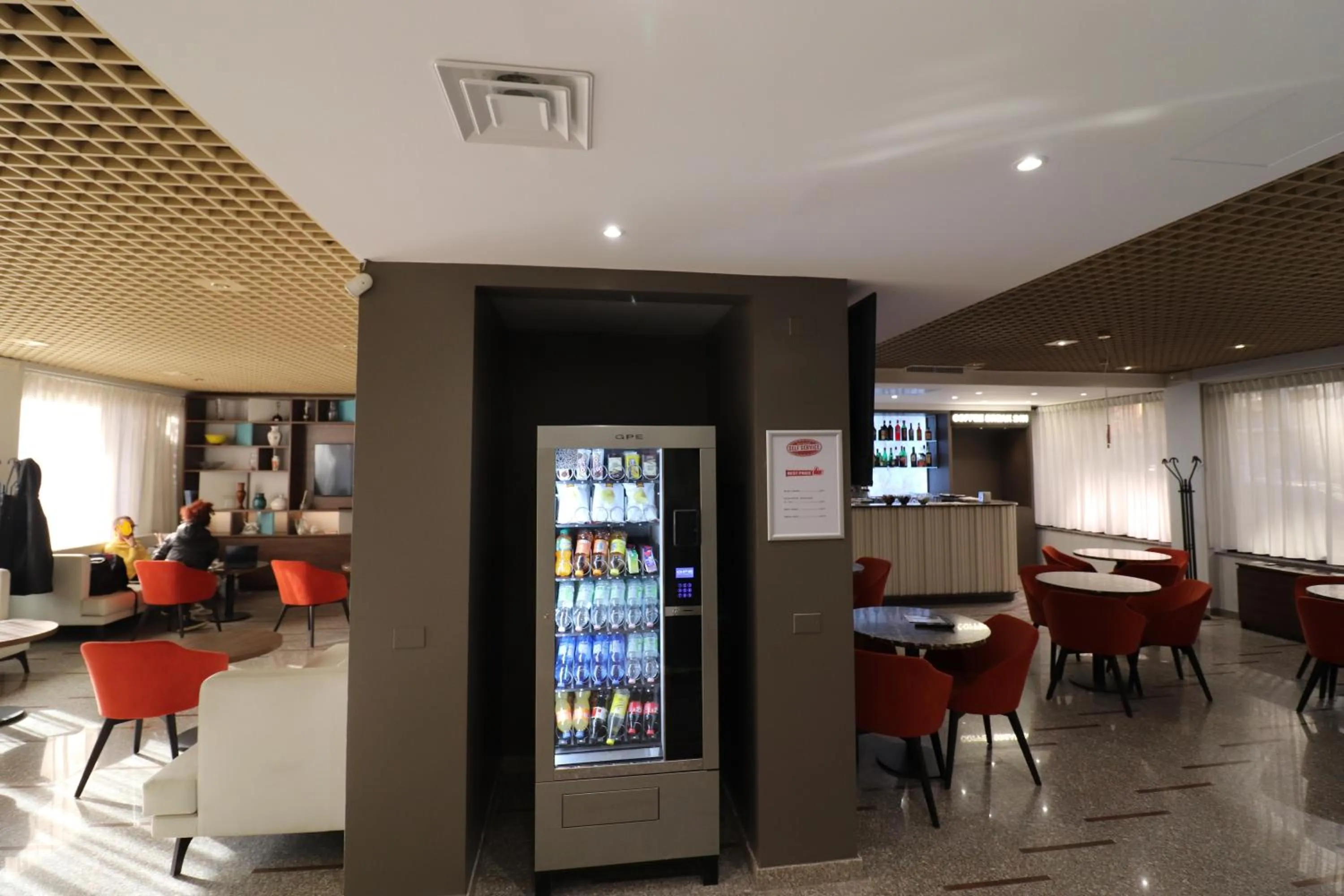 vending machine in Hotel Domenichino