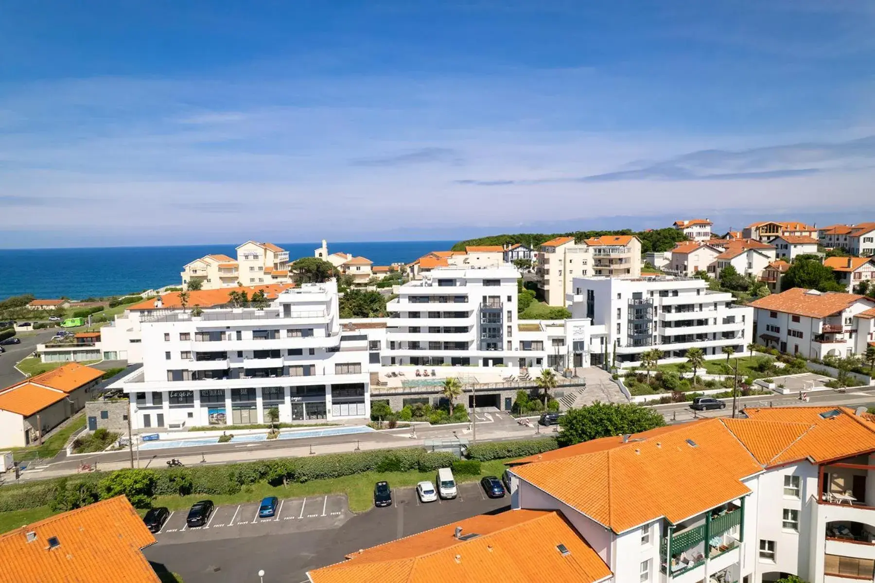 Property building in Nemea Appart Hotel Les Hauts de Milady Biarritz Property building in Nemea Appart Hotel Les Hauts de Milady Biarritz