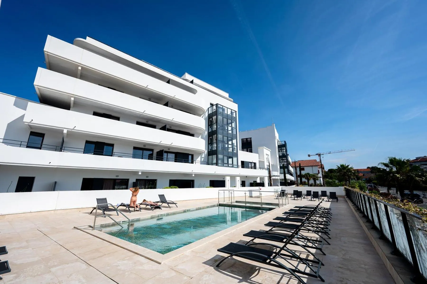 Swimming pool in Nemea Appart Hotel Les Hauts de Milady Biarritz