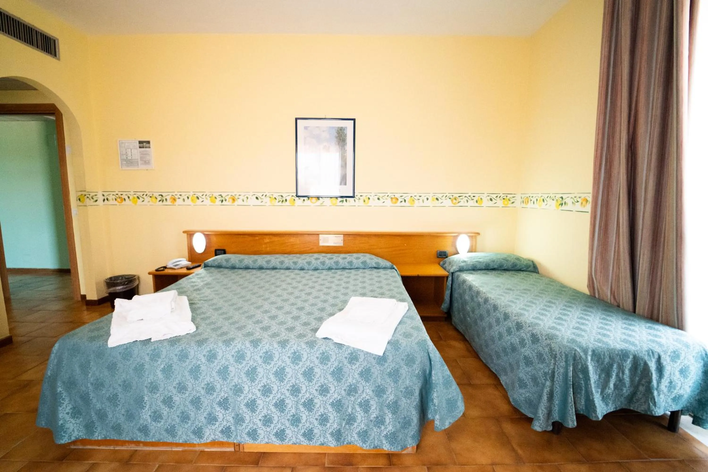 Bed in Hotel San Pietro