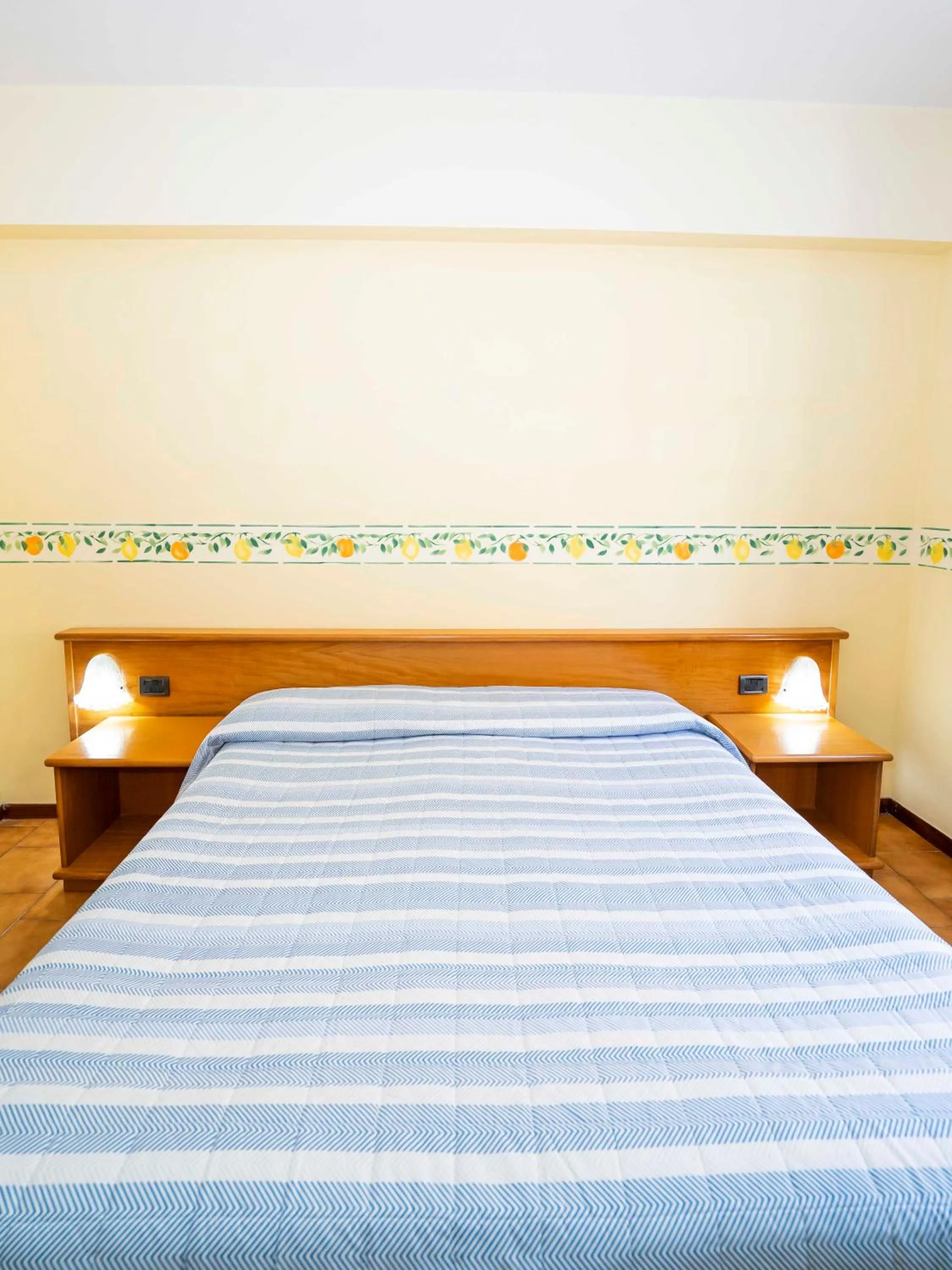 Bed in Hotel San Pietro