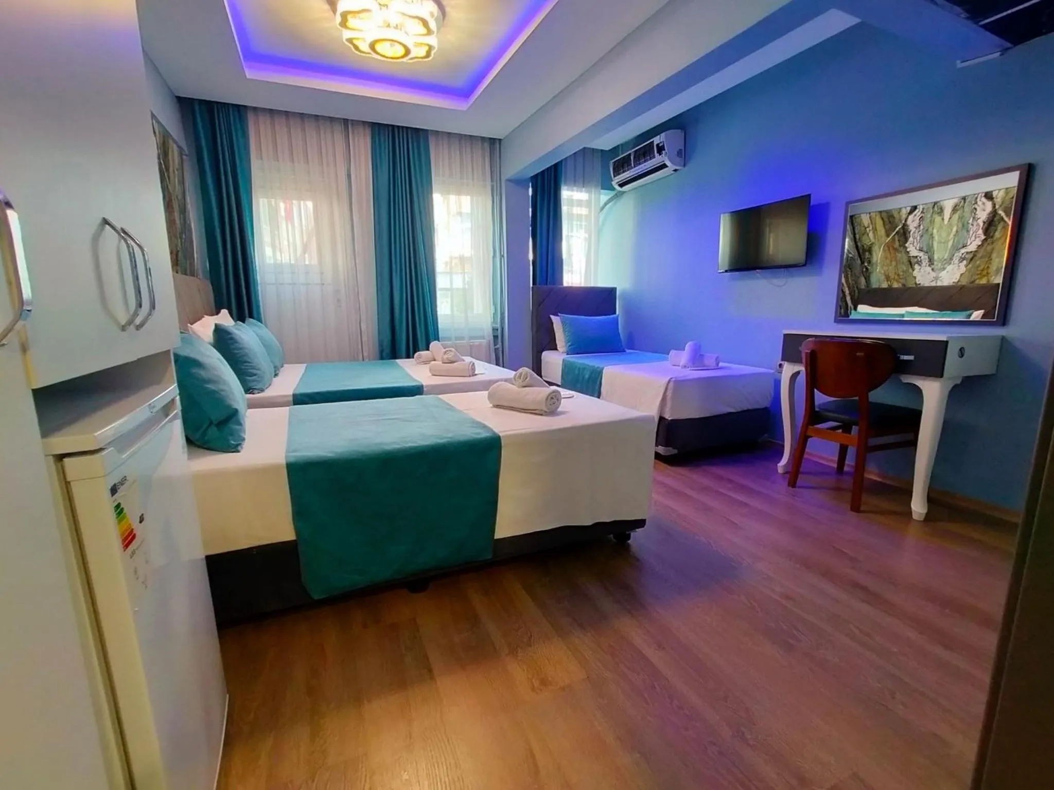 Bed in Bona Sera Hotel