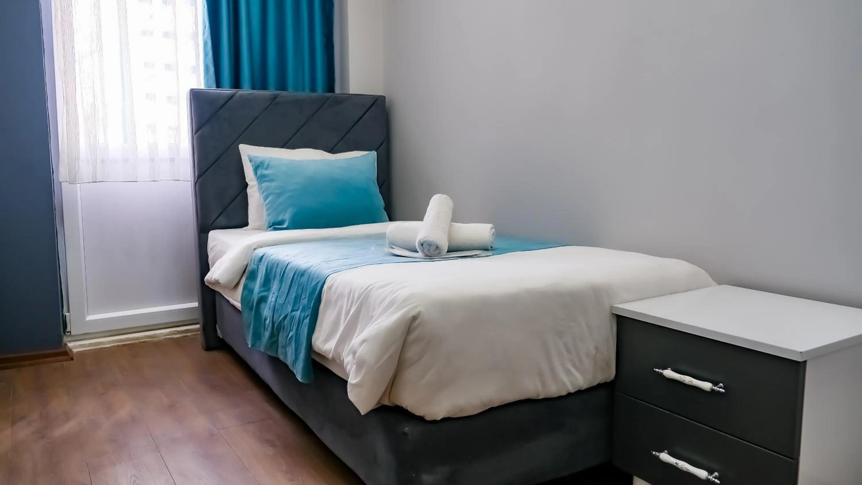 Bed in Bona Sera Hotel