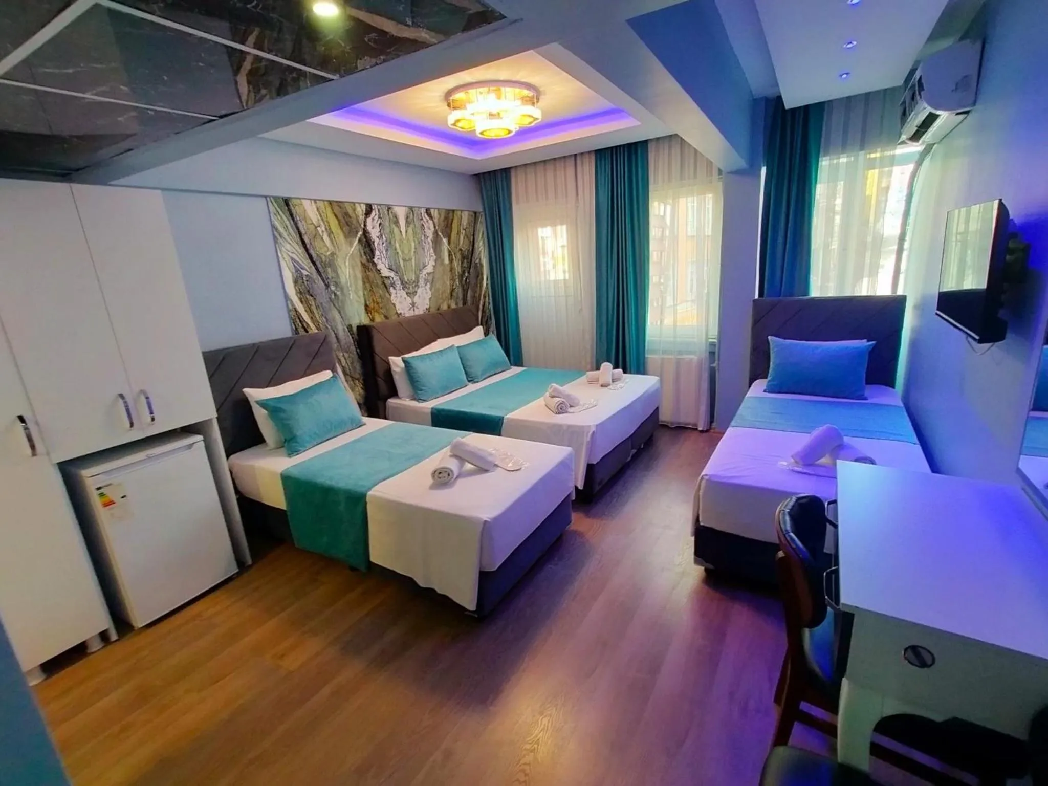 Bed in Bona Sera Hotel