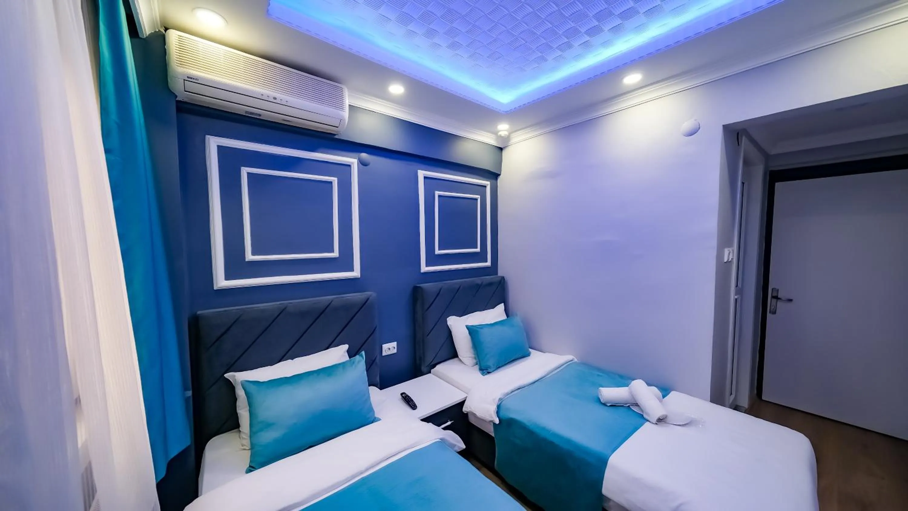 Bed in Bona Sera Hotel