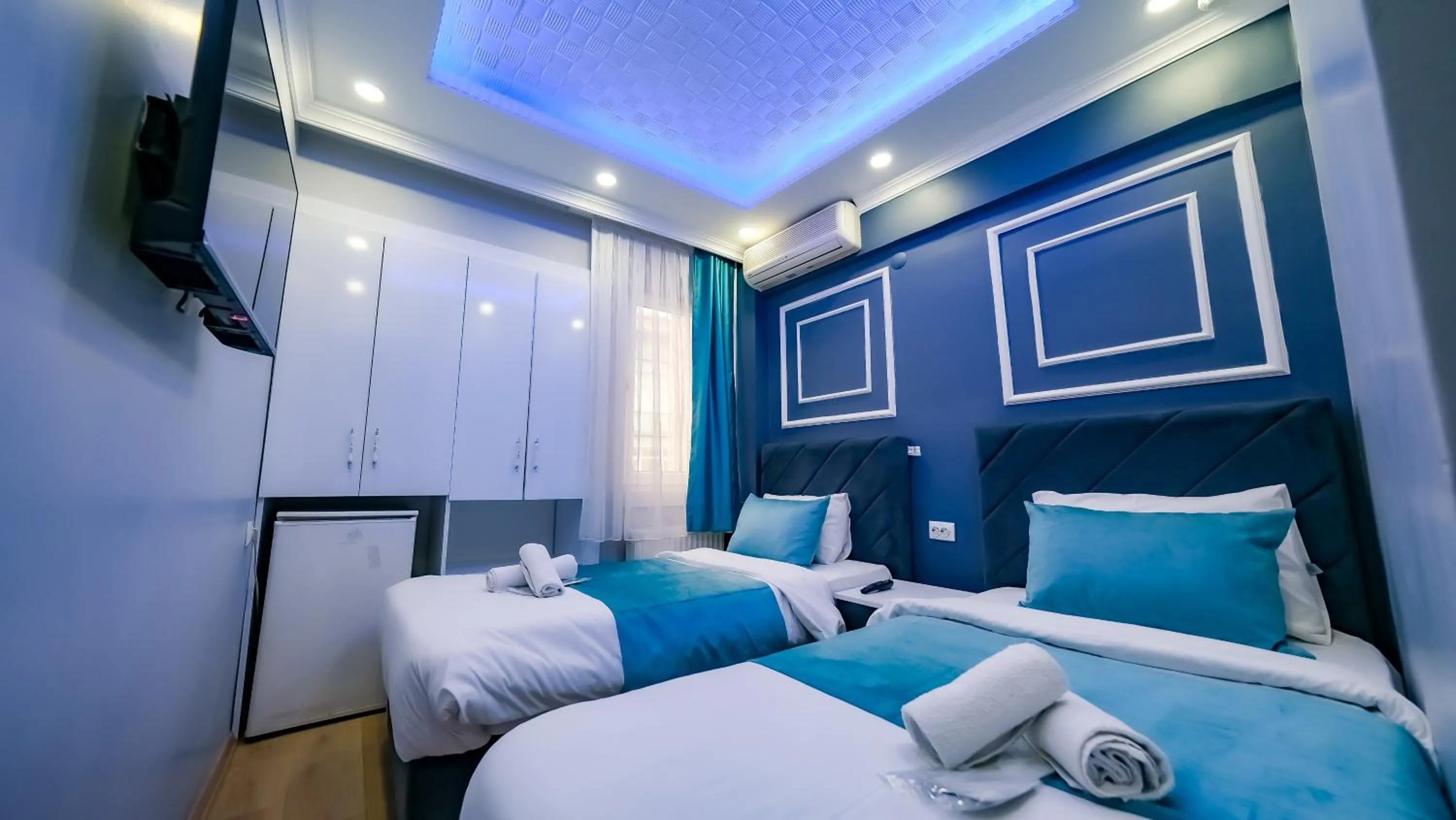 Bed in Bona Sera Hotel