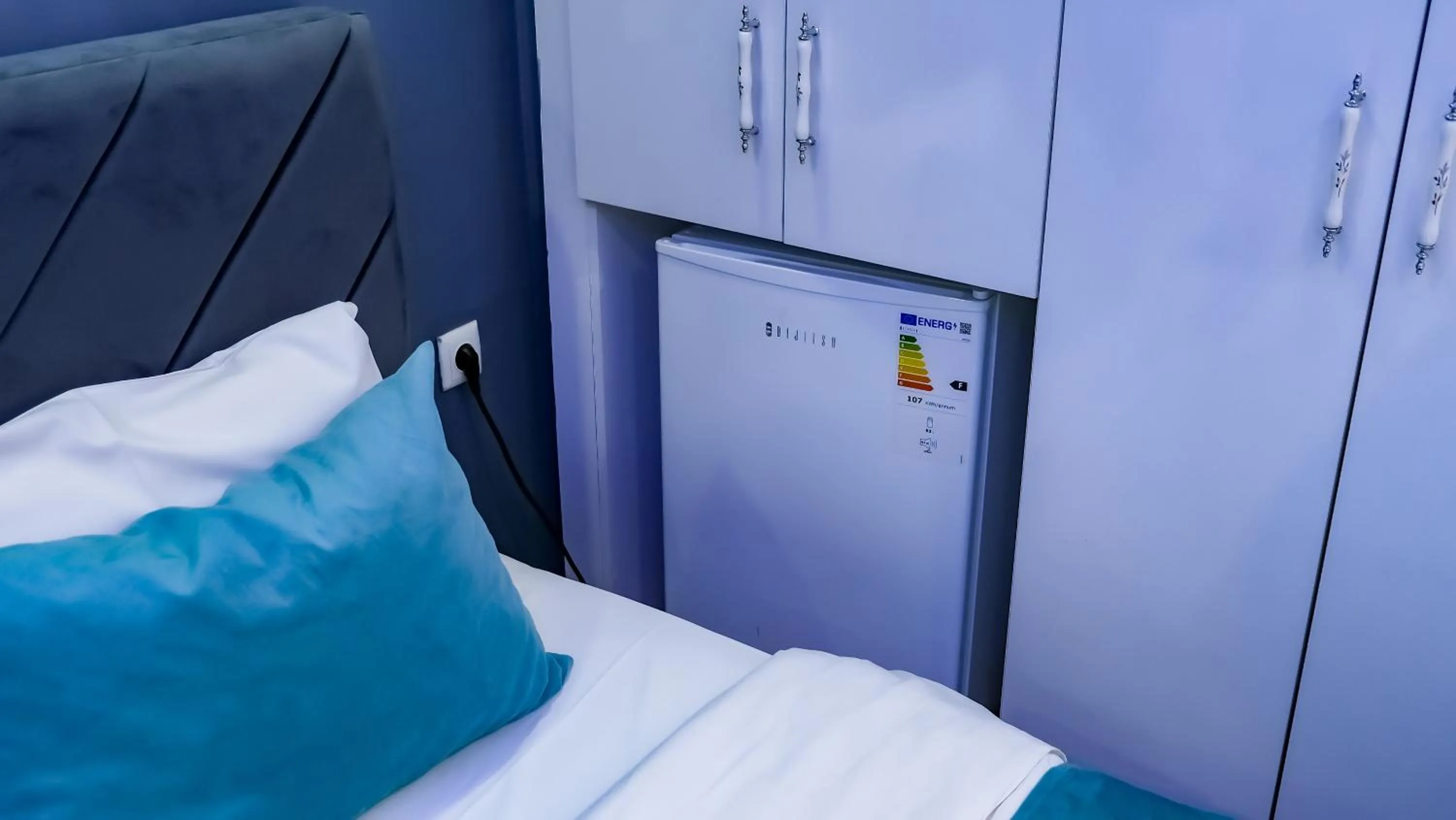 Bed in Bona Sera Hotel