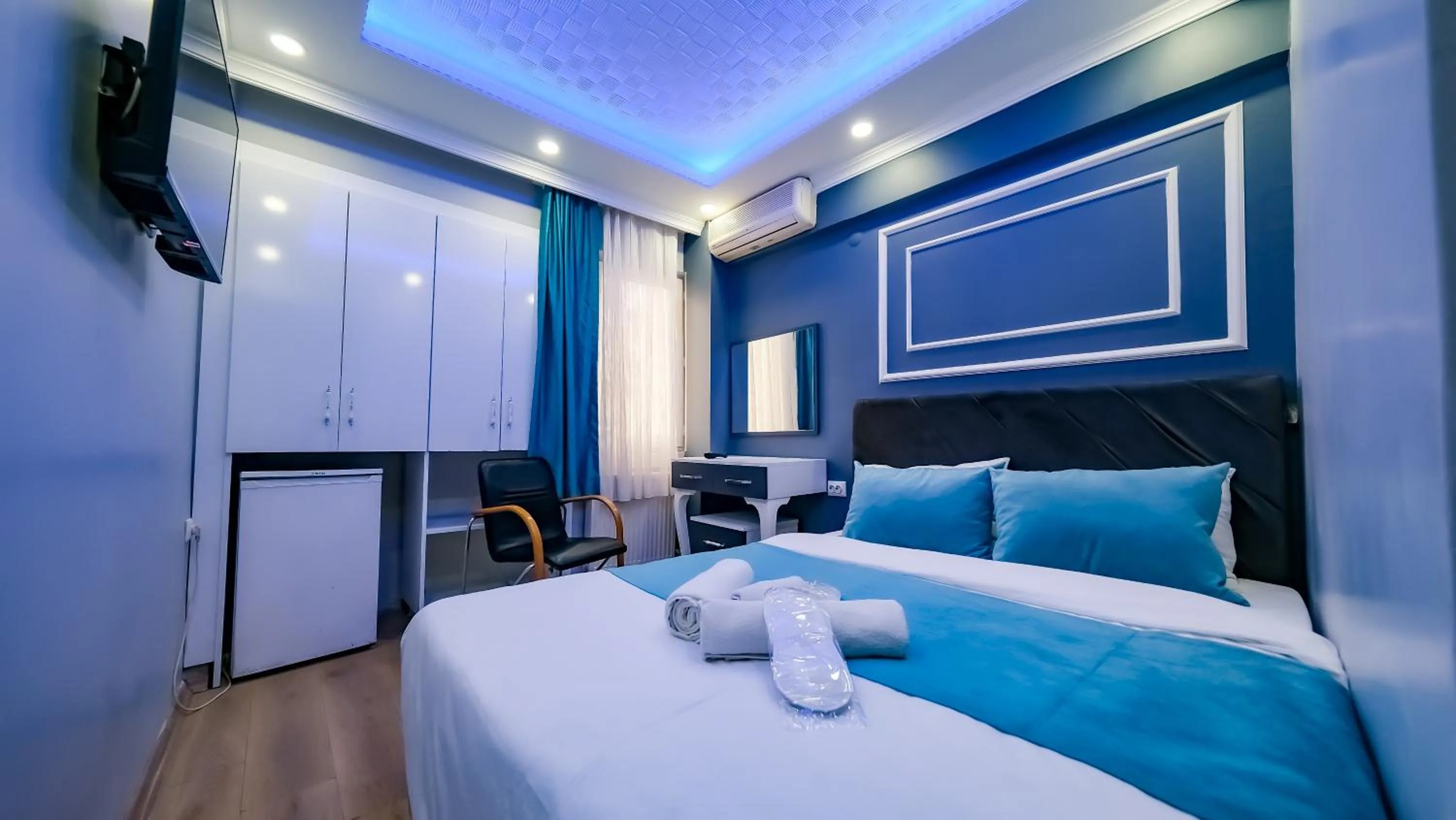 Bed in Bona Sera Hotel