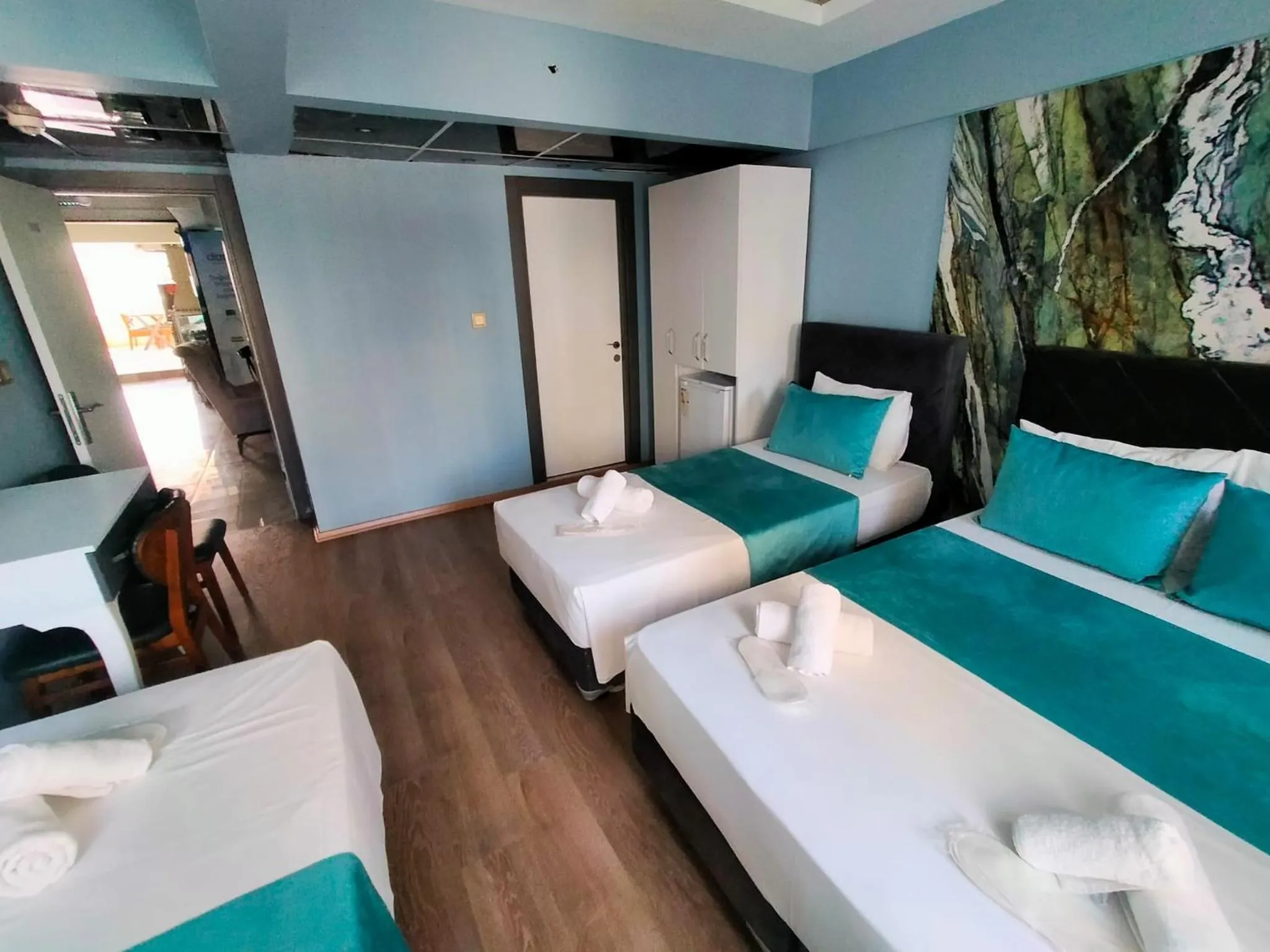 Bed in Bona Sera Hotel