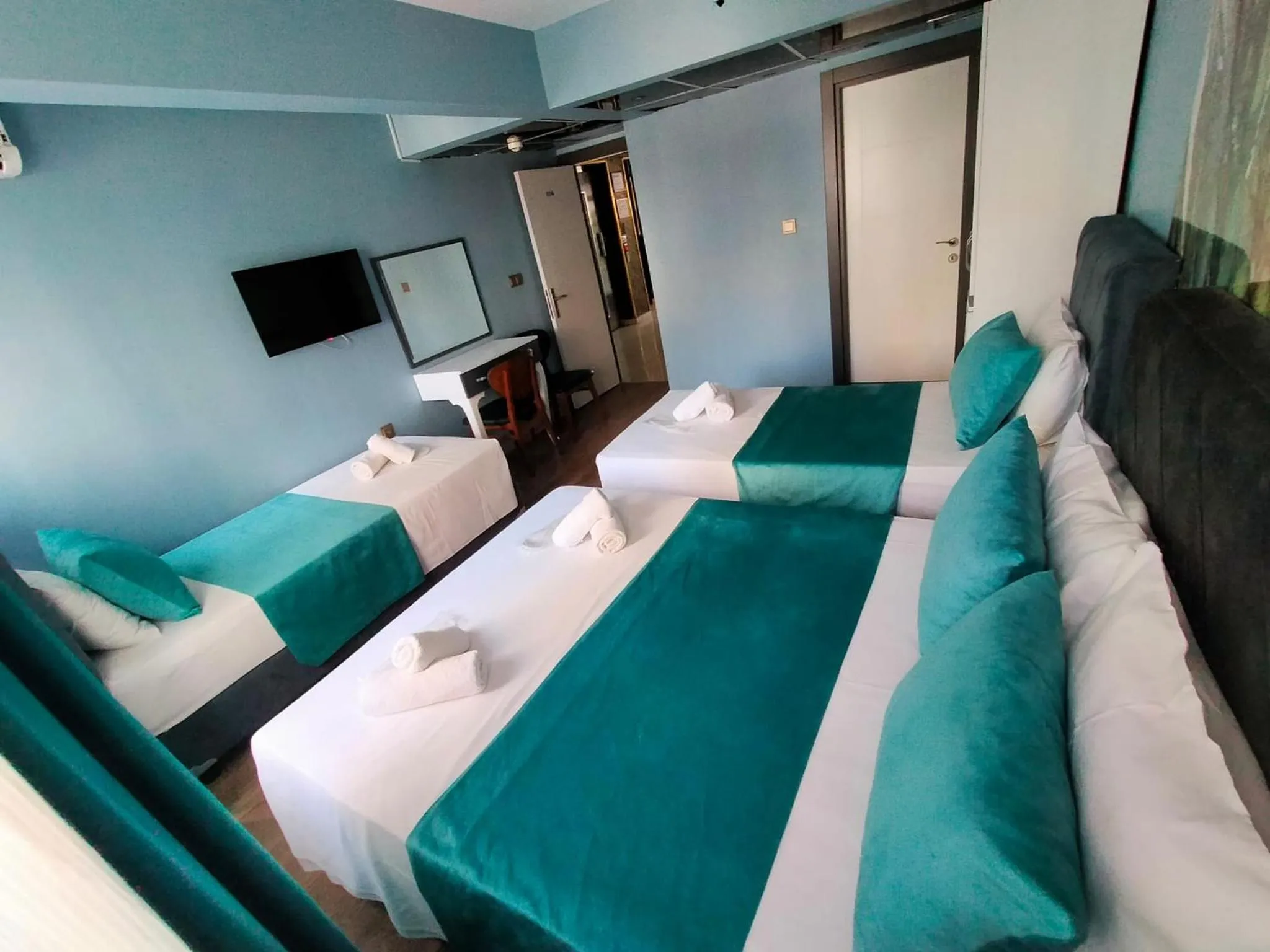 Bed in Bona Sera Hotel