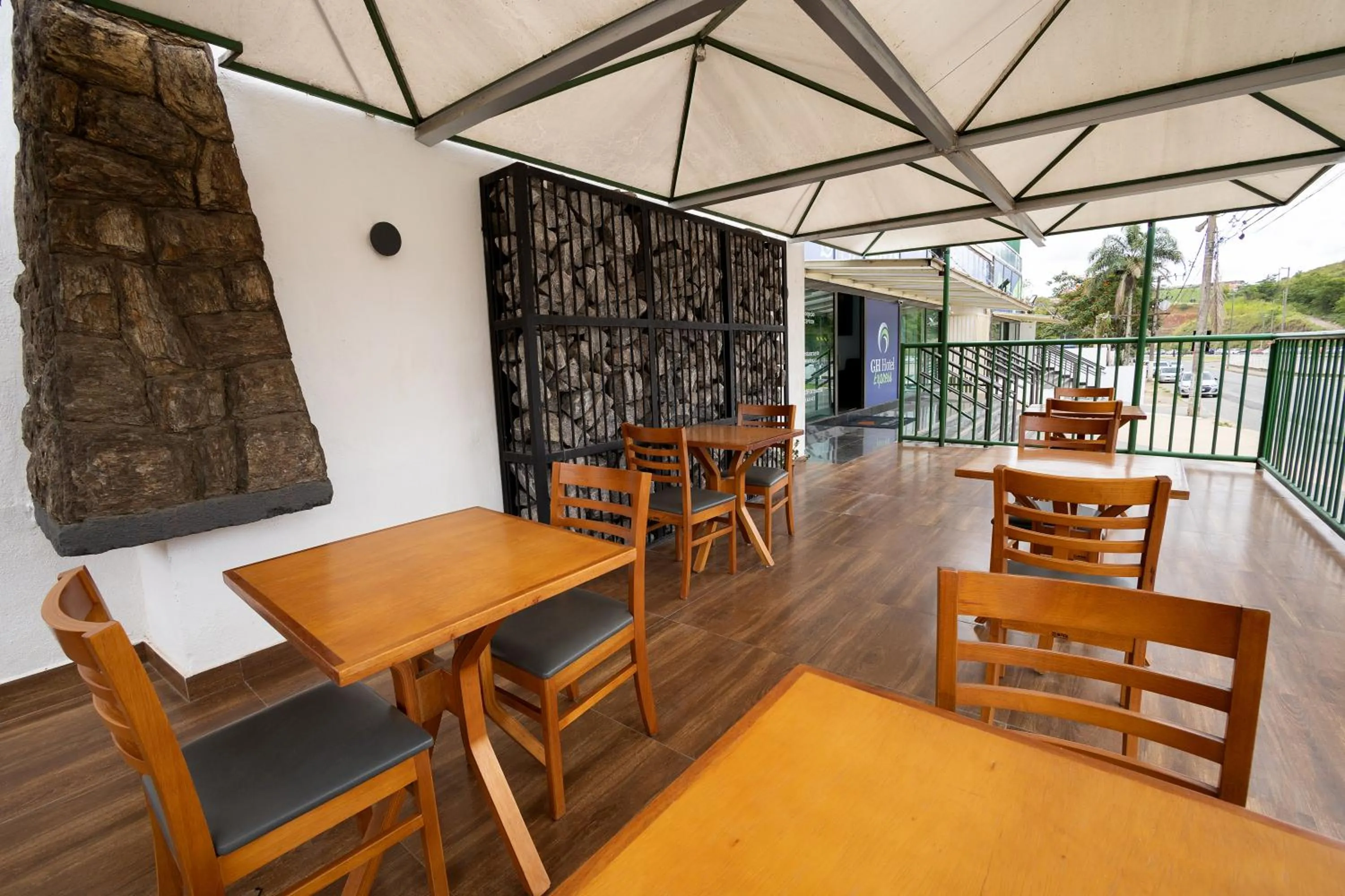 Seating area in GH Hotel Express