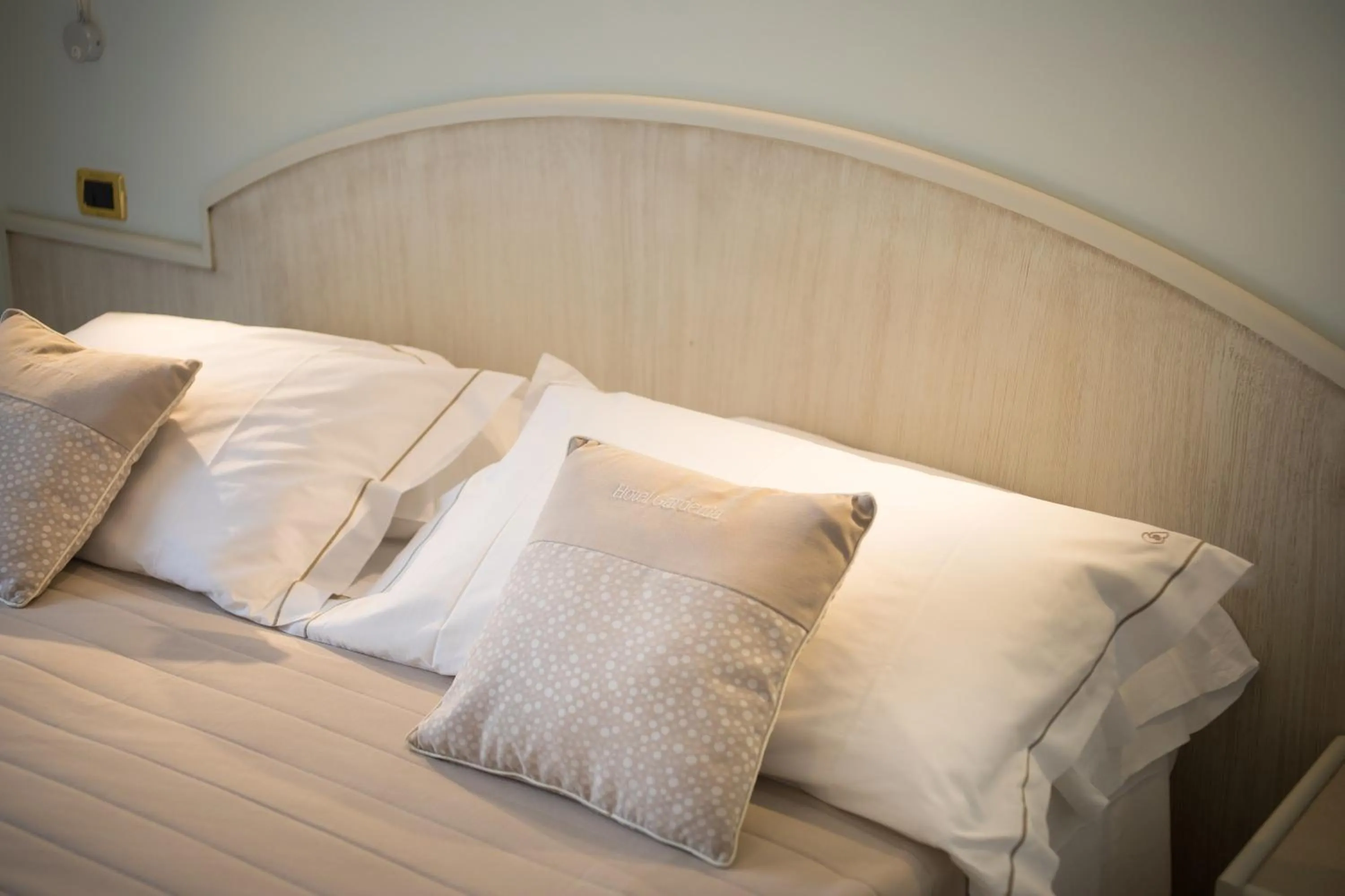 Decorative detail, Bed in Hotel Gardenia Sorrento, Ascend Hotel Collection