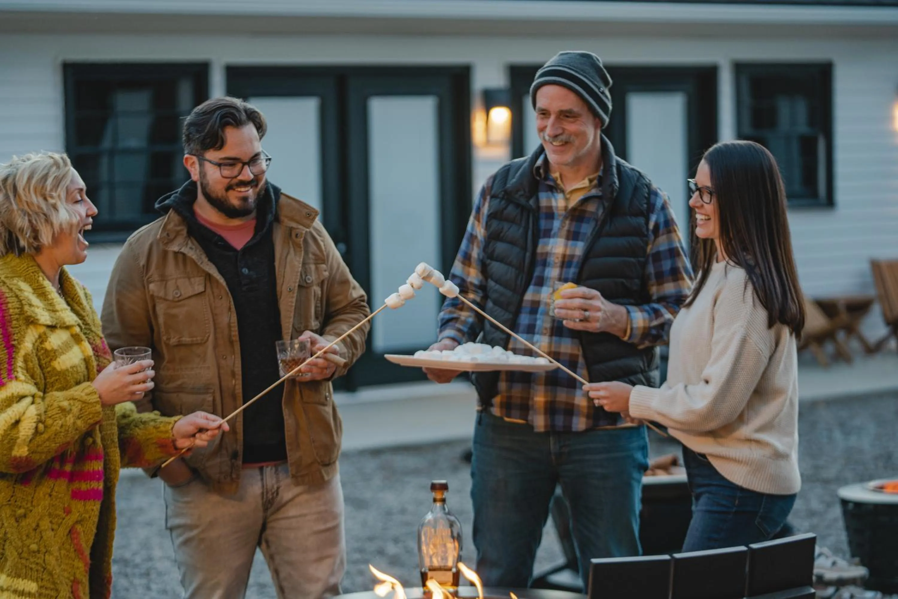Inner courtyard view in Bardstown Motor Lodge