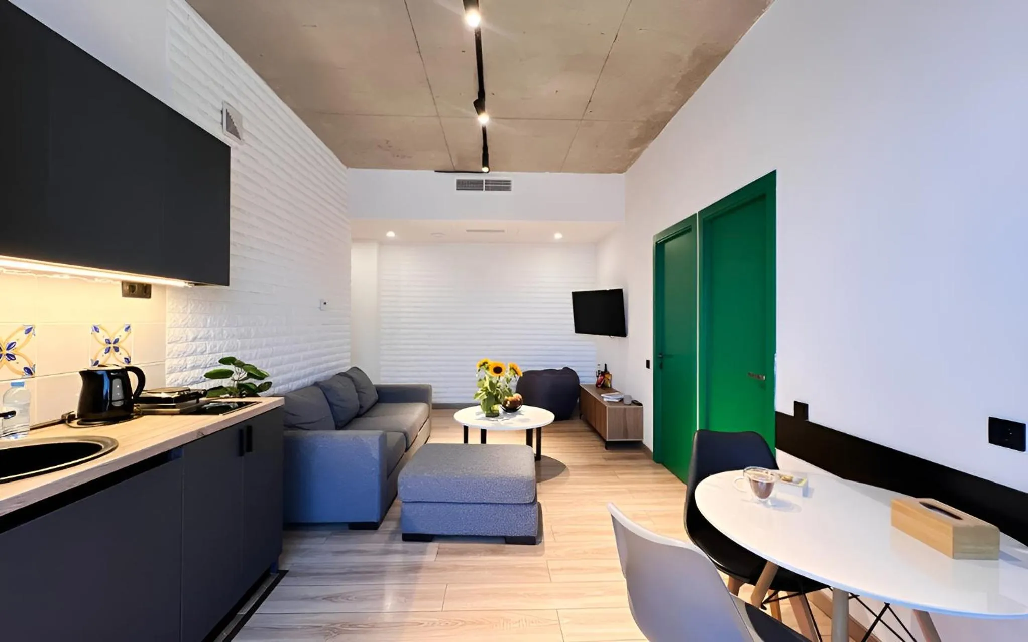 Kitchen or kitchenette in Rooms Apart Hotel by RED