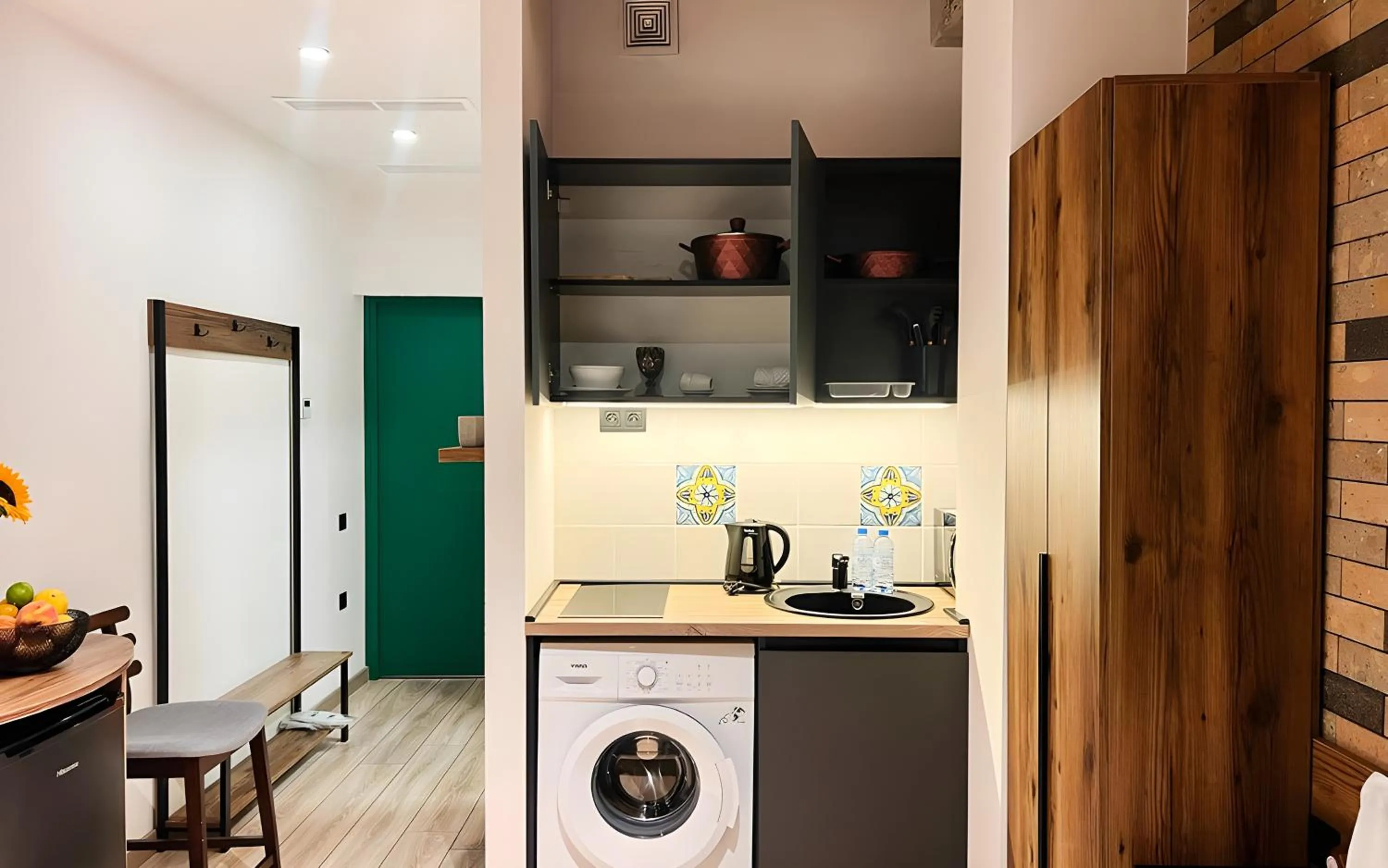 Kitchen or kitchenette in Rooms Apart Hotel by RED