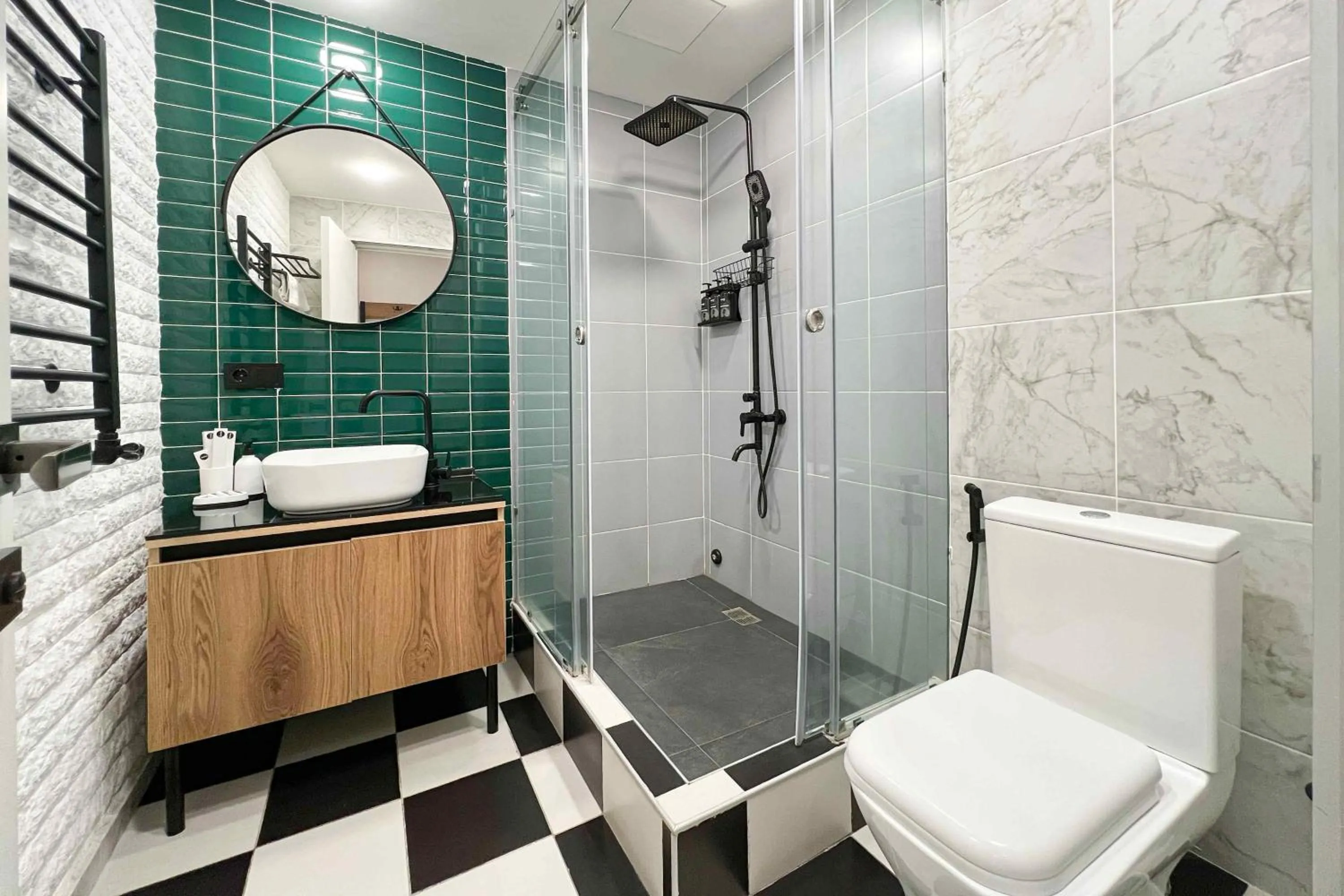 Shower in Rooms Apart Hotel by RED