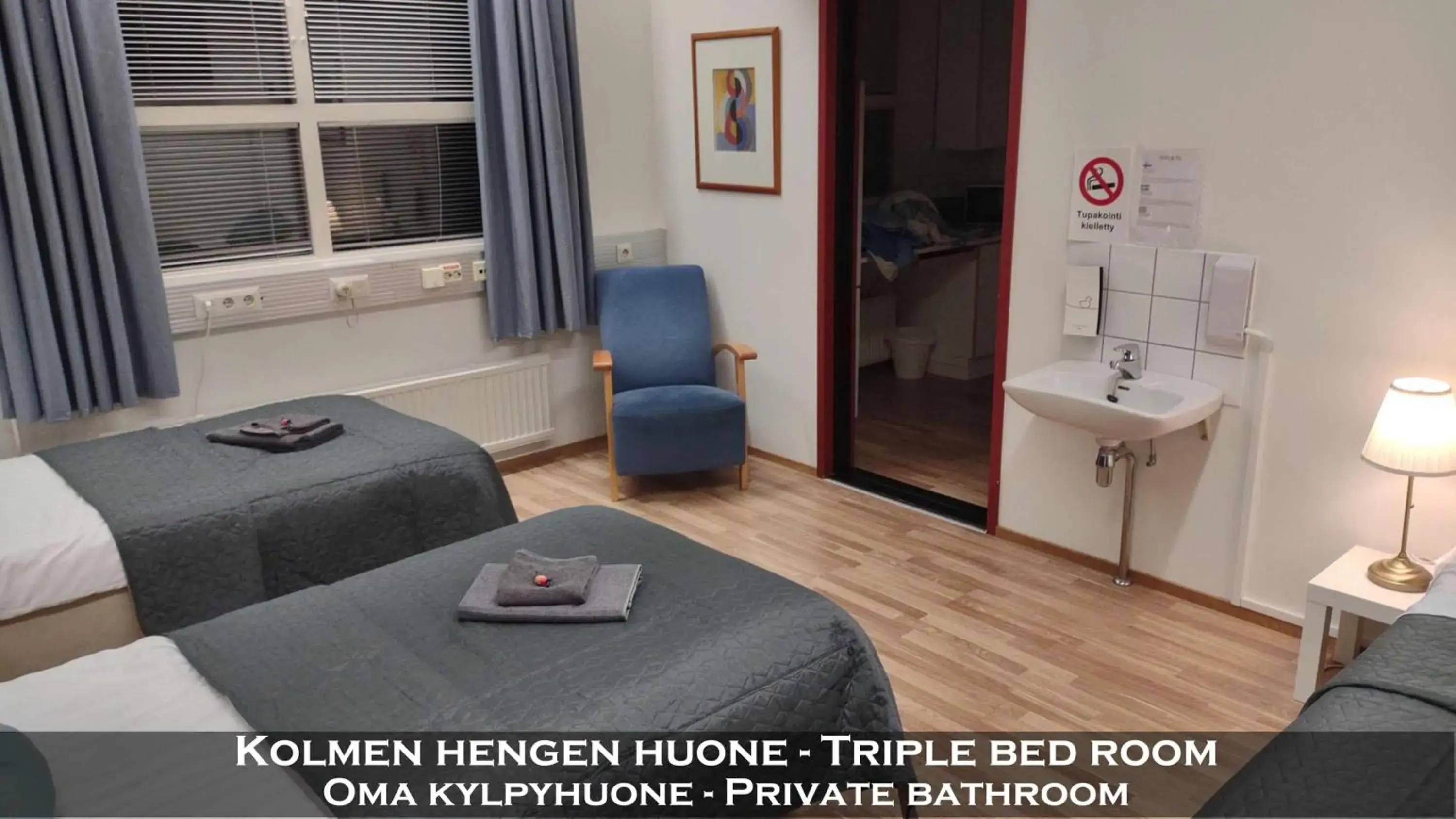 Triple Room with Private Bathroom in Hotel 24 - Karihaara - Kemi Triple Room with Private Bathroom in Hotel 24 - Karihaara - Kemi