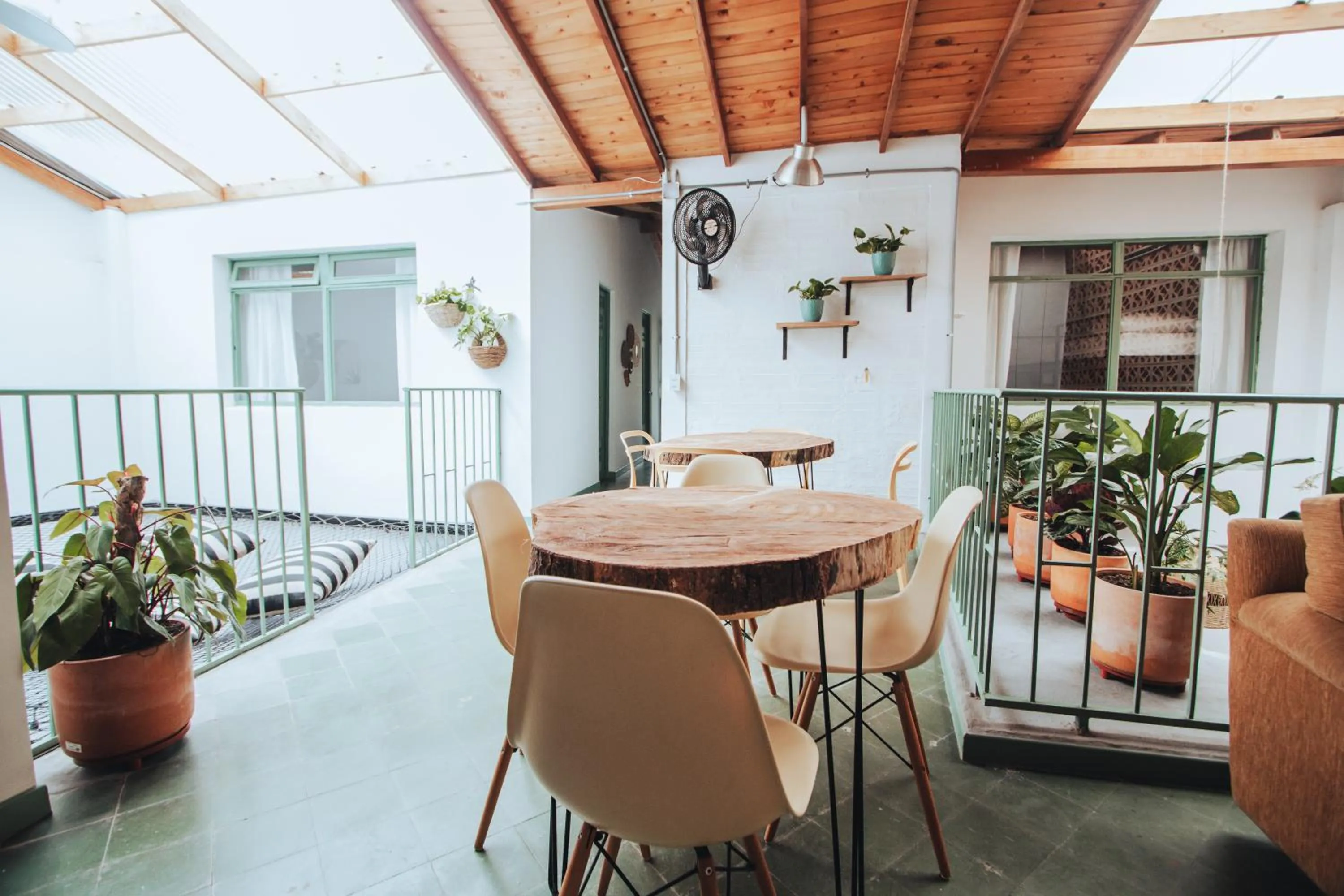 Patio in Centro Hostel Medellin