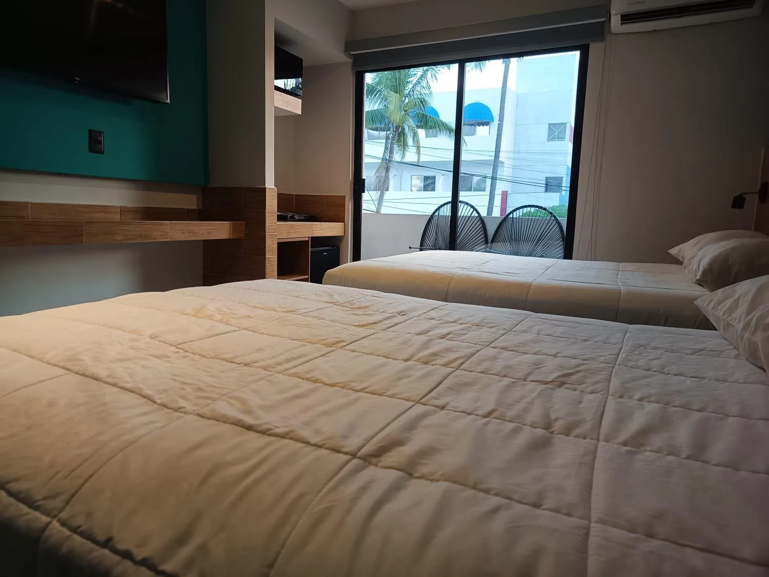 Bed in Hotel Kavia Mazatlán