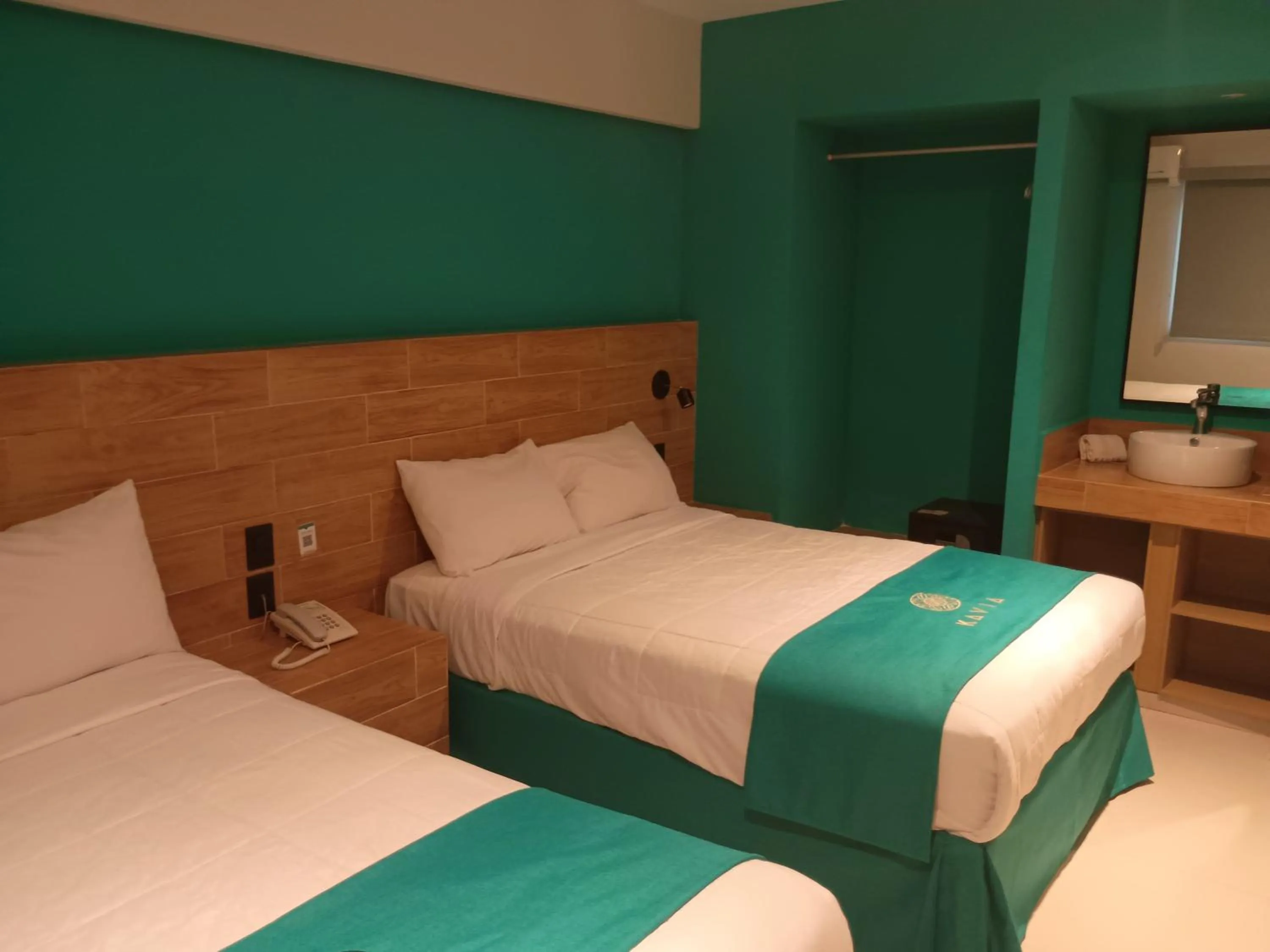 Bed in Hotel Kavia Mazatlán