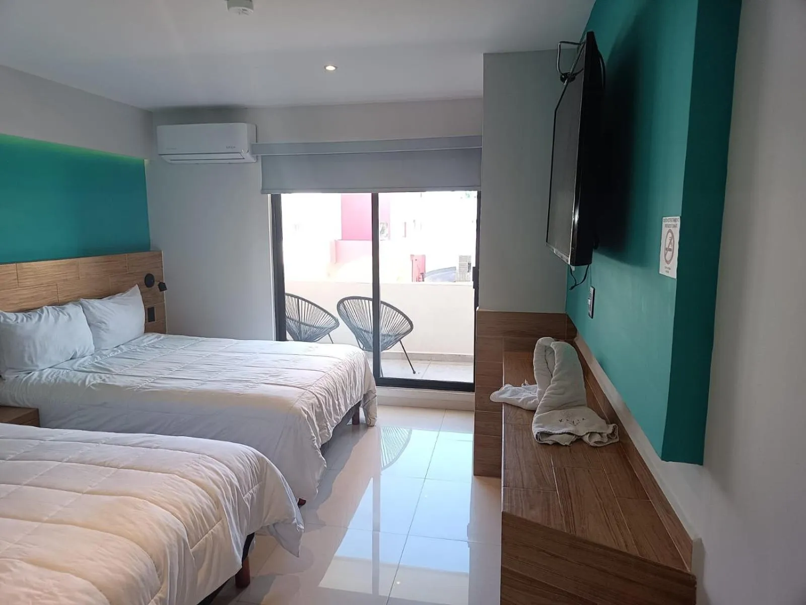 Bed in Hotel Kavia Mazatlán