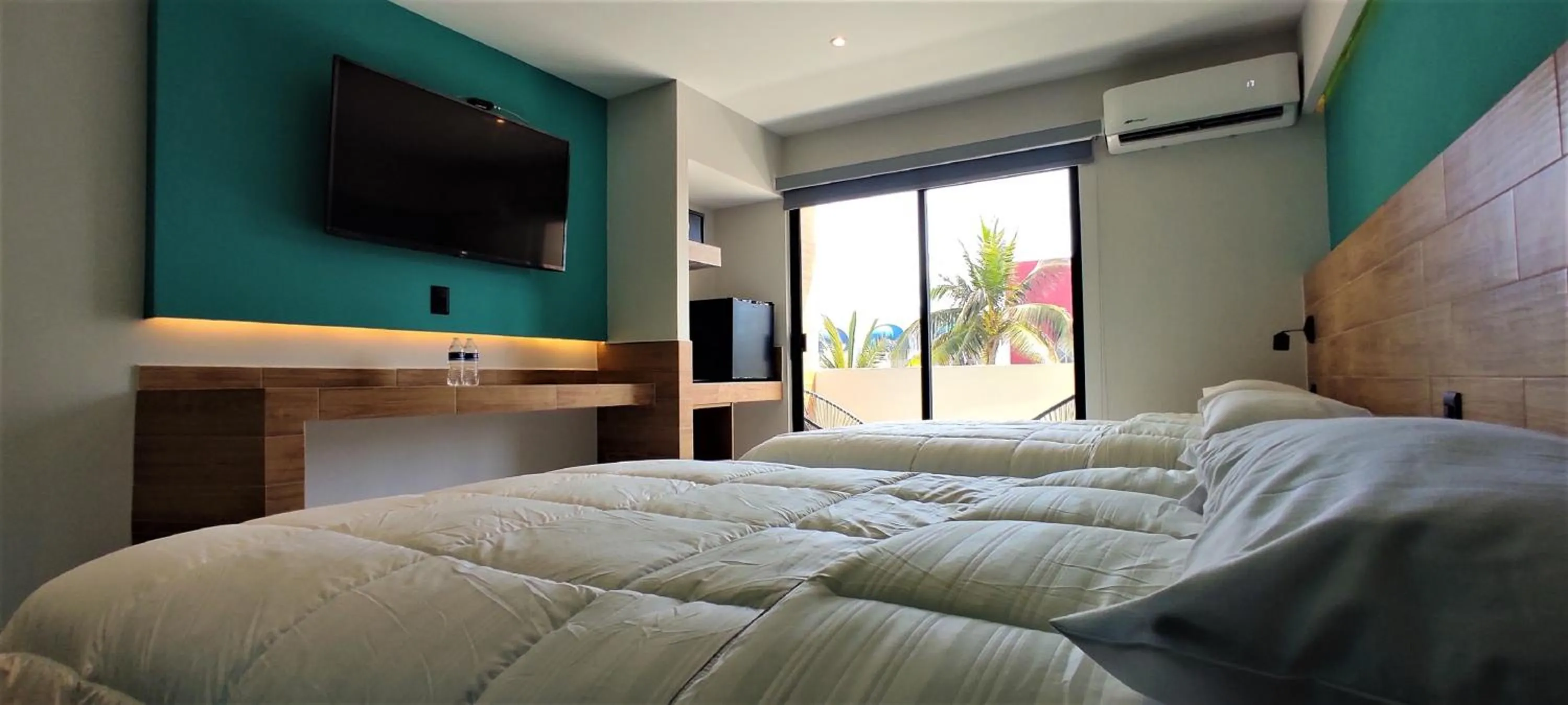 Bed in Hotel Kavia Mazatlán