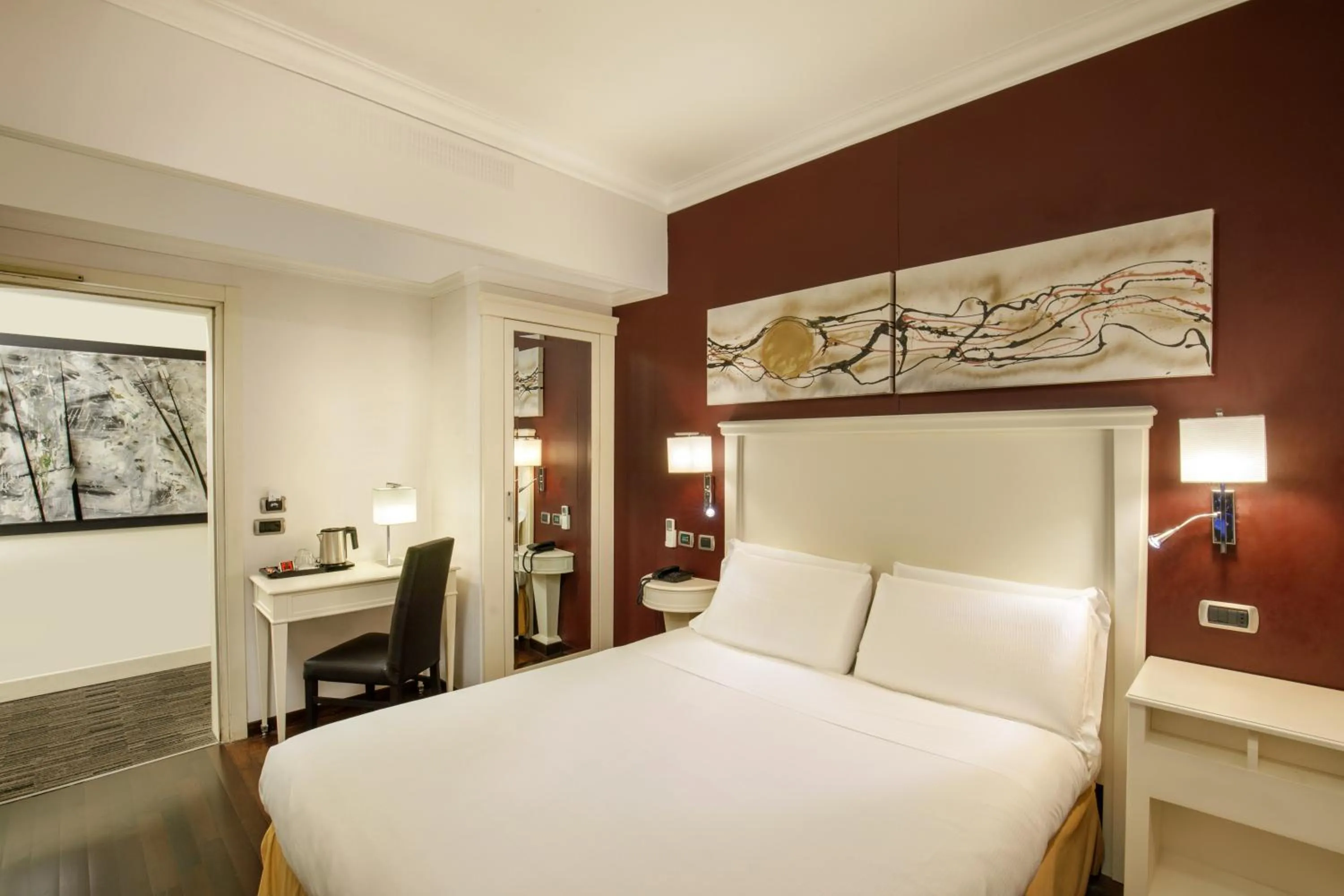 Bedroom, Bed in Trilussa Palace Hotel Congress & Spa