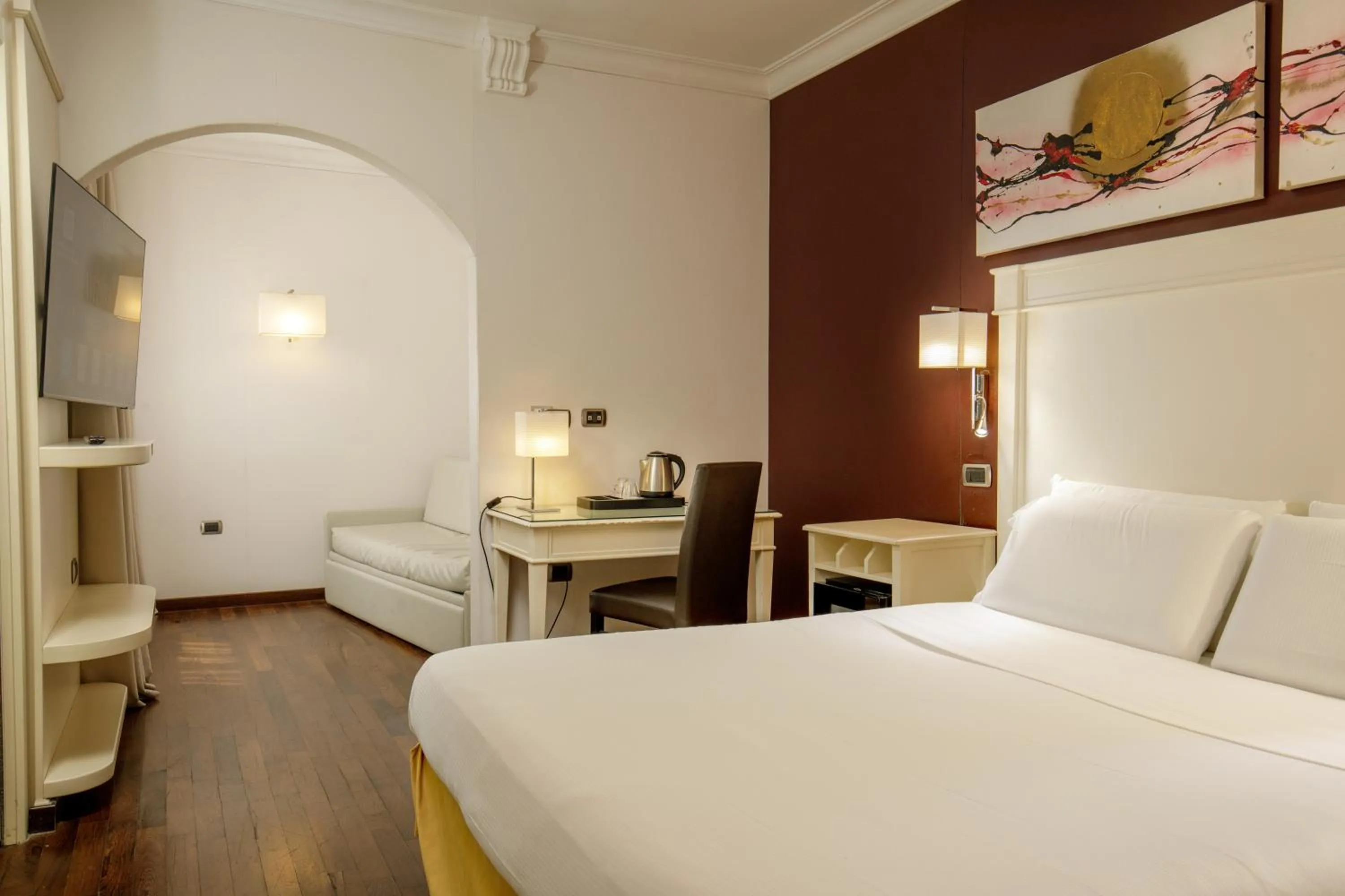 Bedroom, Bed in Trilussa Palace Hotel Congress & Spa