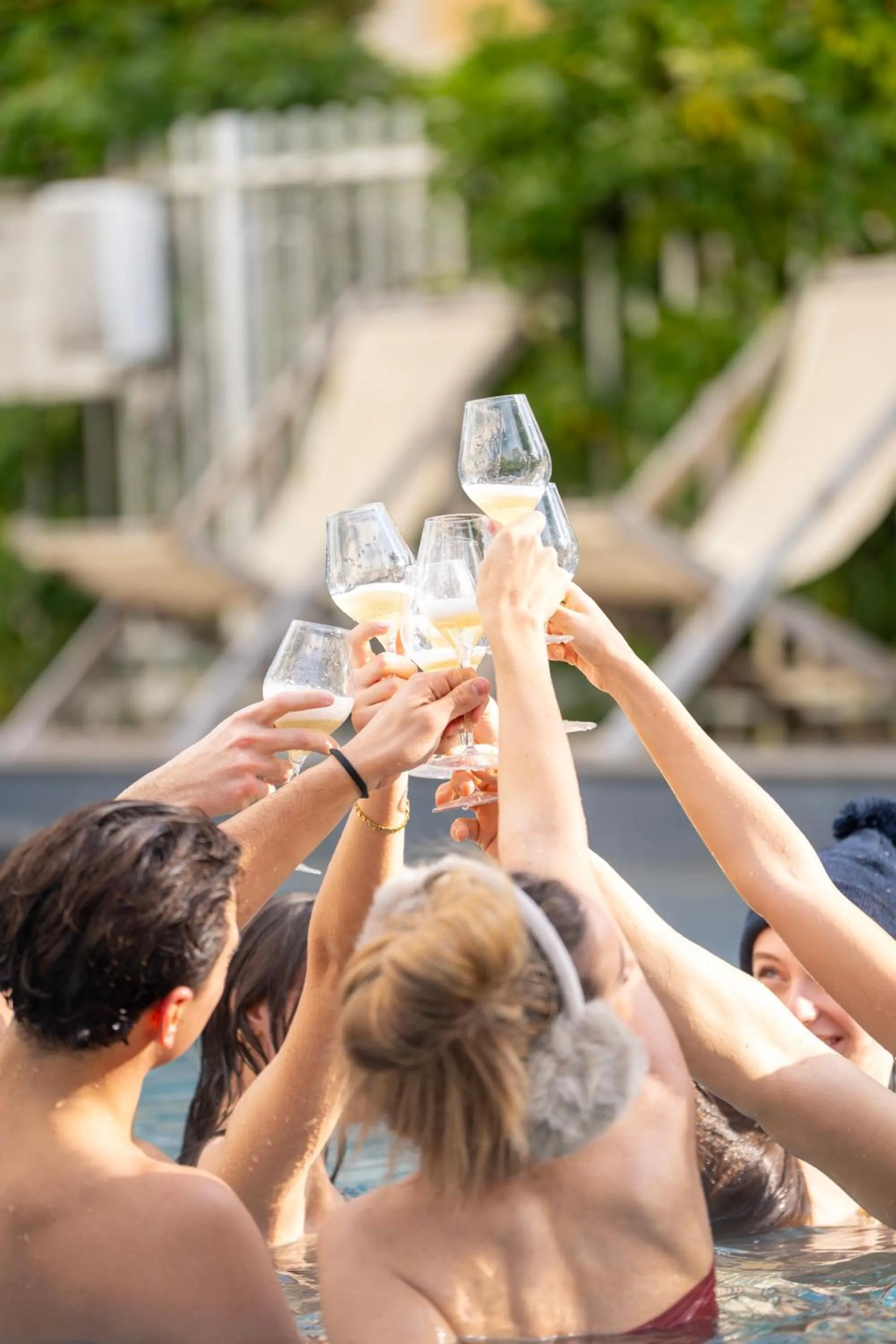 Balcony/Terrace in Le Rose Spa Hotel