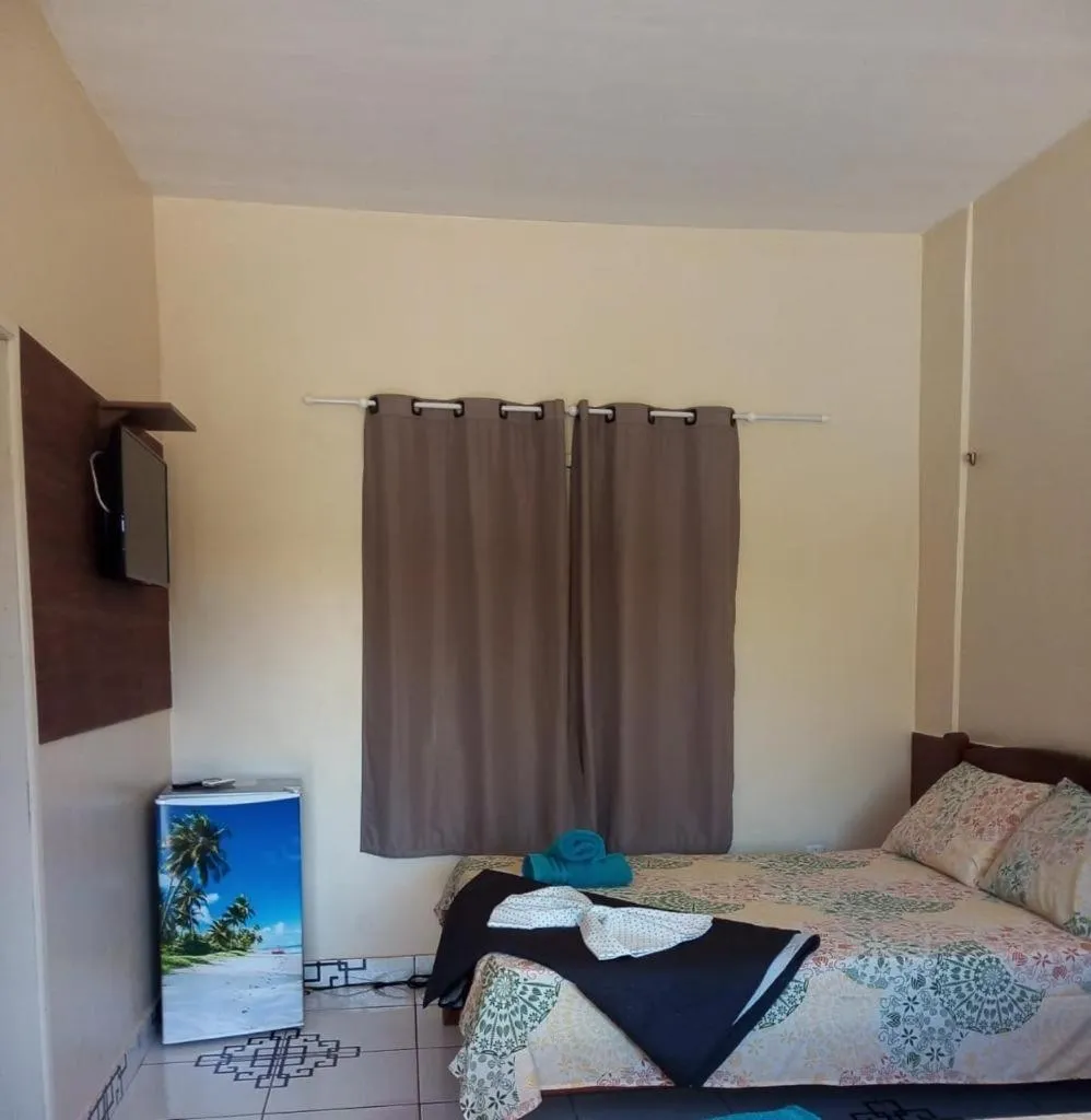 Bed in Hotel Pousada Paraíso Tropical