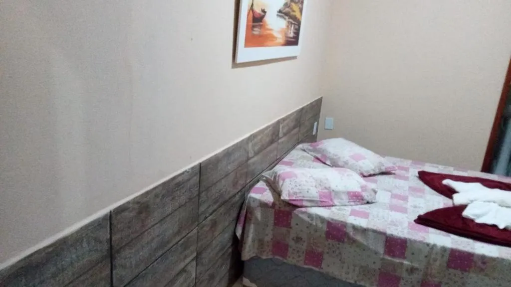 Bed in Hotel Pousada Paraíso Tropical