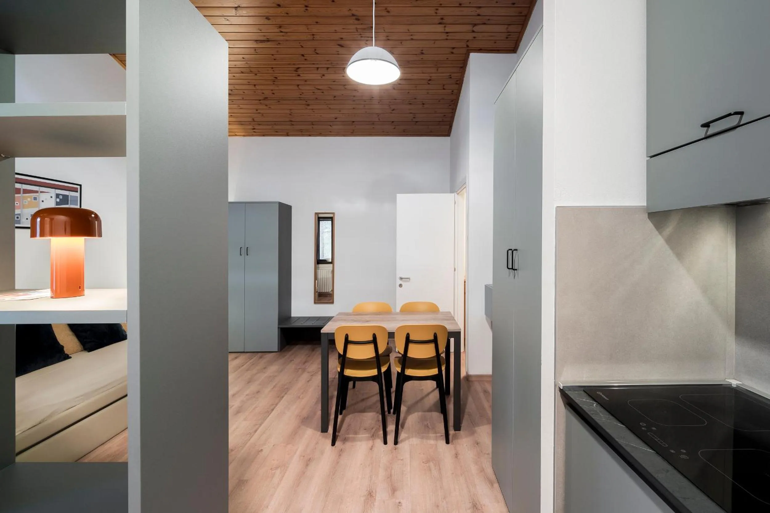 Kitchen or kitchenette in Appartamenti Corte Residence