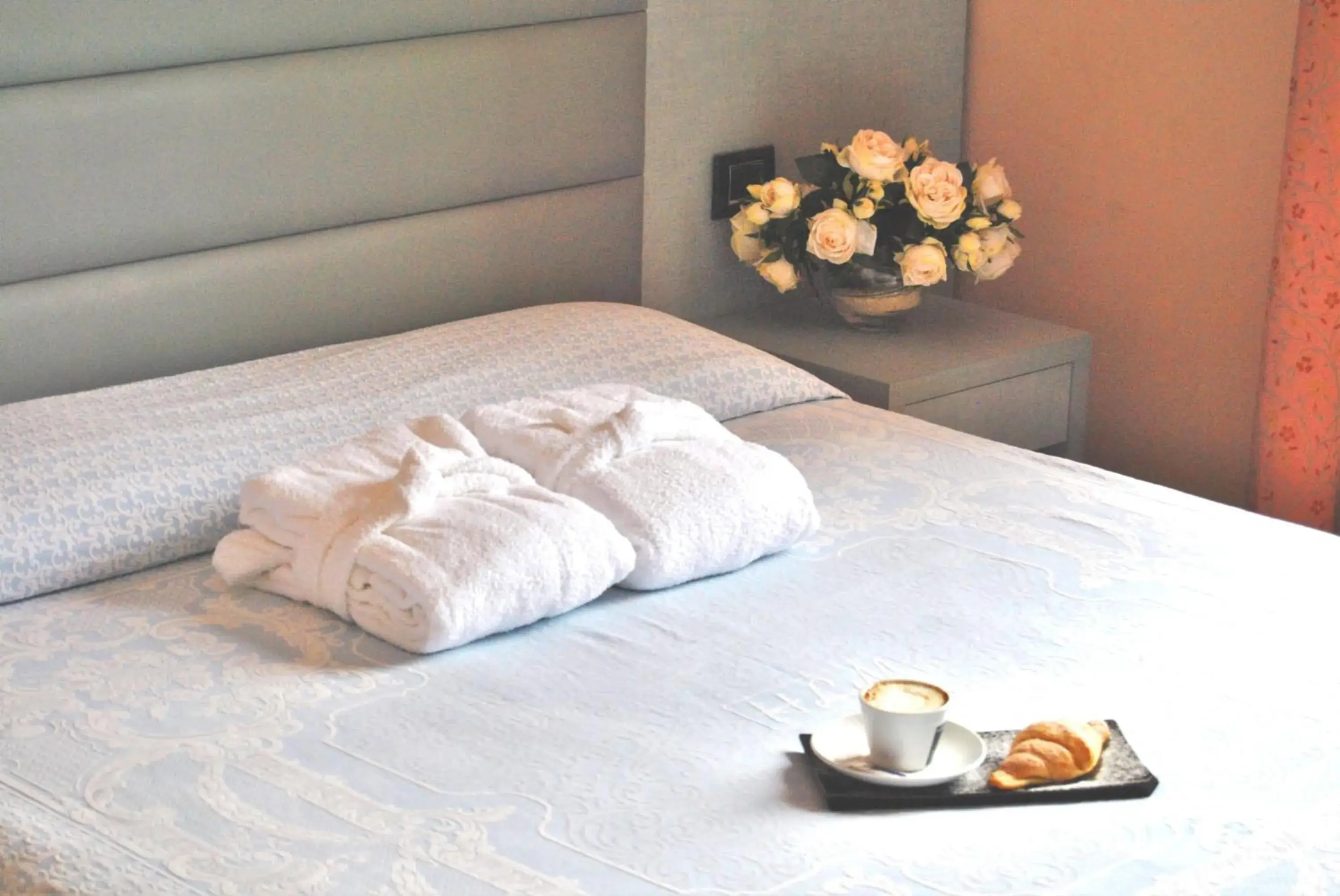 Decorative detail, Bed in Hotel La Meridiana Decorative detail, Bed in Hotel La Meridiana