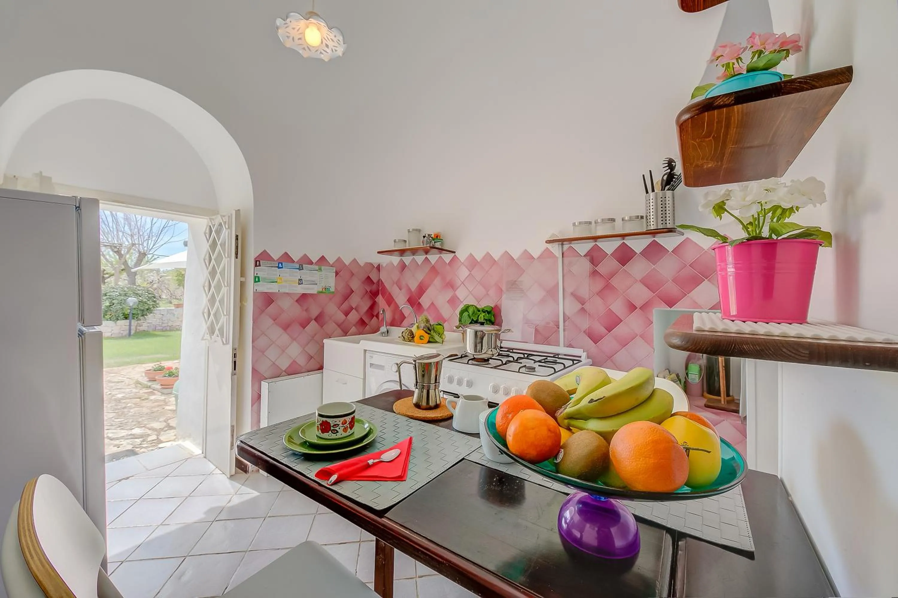 Living room in La Casa Sulla Roccia Trulli Pool - Happy Rentals