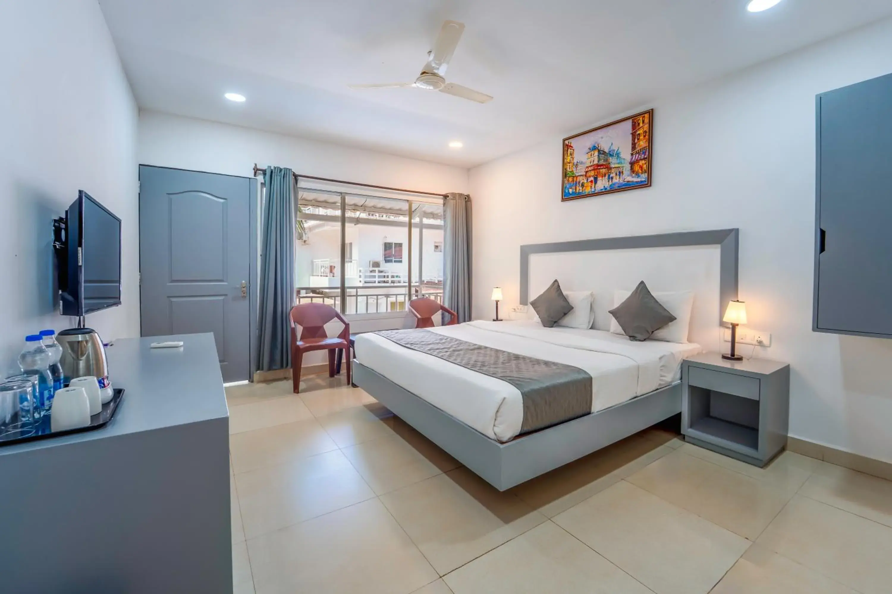 Double Room with Garden View in Beach Walk Resort Walk In Morjim Beach Goa Double Room with Garden View in Beach Walk Resort Walk In Morjim Beach Goa