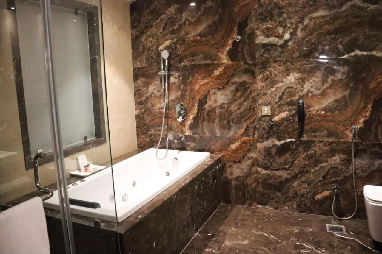 Bathroom in Grand Geet Hotels